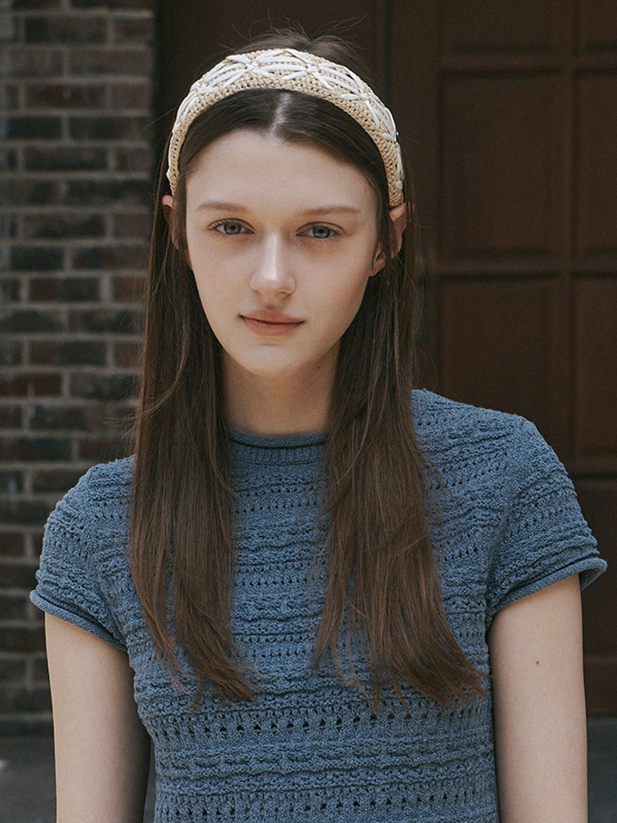 메르헨(MERCHEN) Rattan weaving hair band_4color