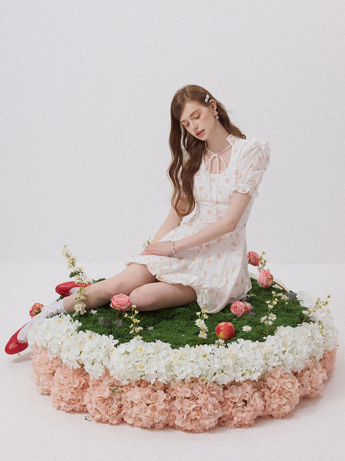 신스덴(SINCETHEN) 페이블 벌룬 미니원피스