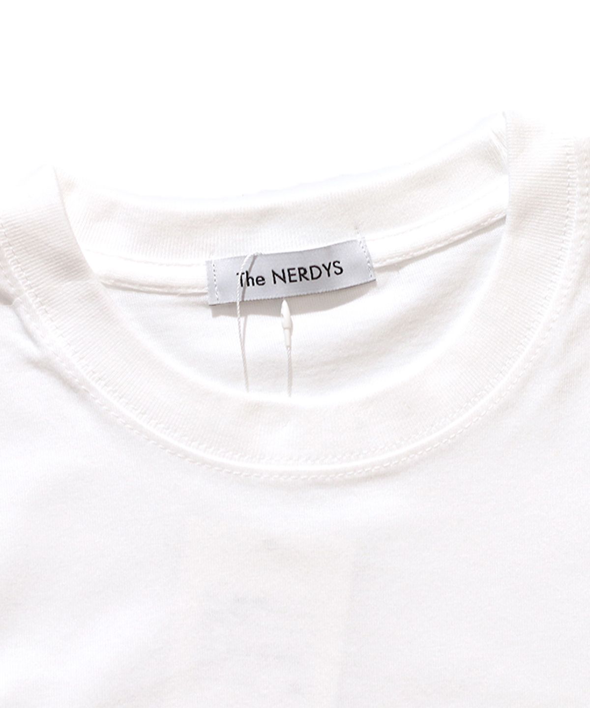 더 너디즈(THE NERDYS) 브리짓 타나카 콜라보 자르디네리 반소매 티셔츠 - 화이트 / NFNYBT06WHITE