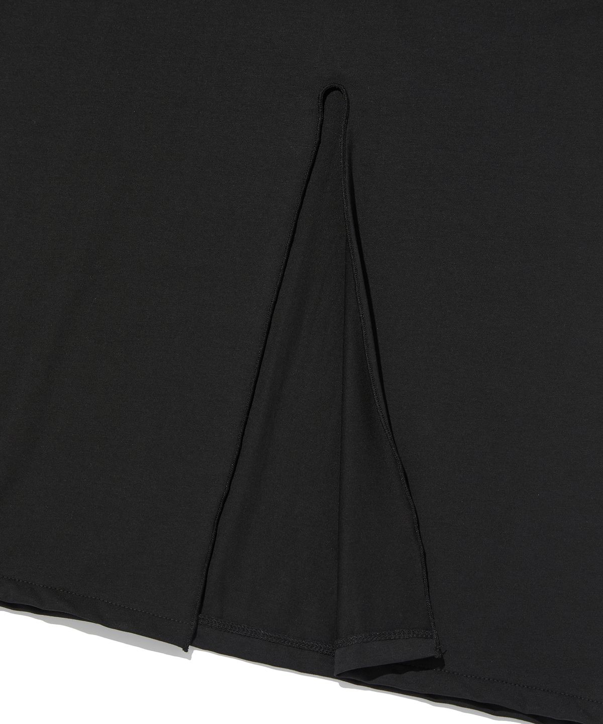 스웨이드(SUADE) SHIRRING LONG SKIRT [BLACK]
