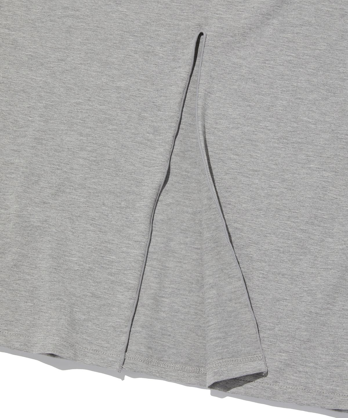스웨이드(SUADE) SHIRRING LONG SKIRT [GRAY]