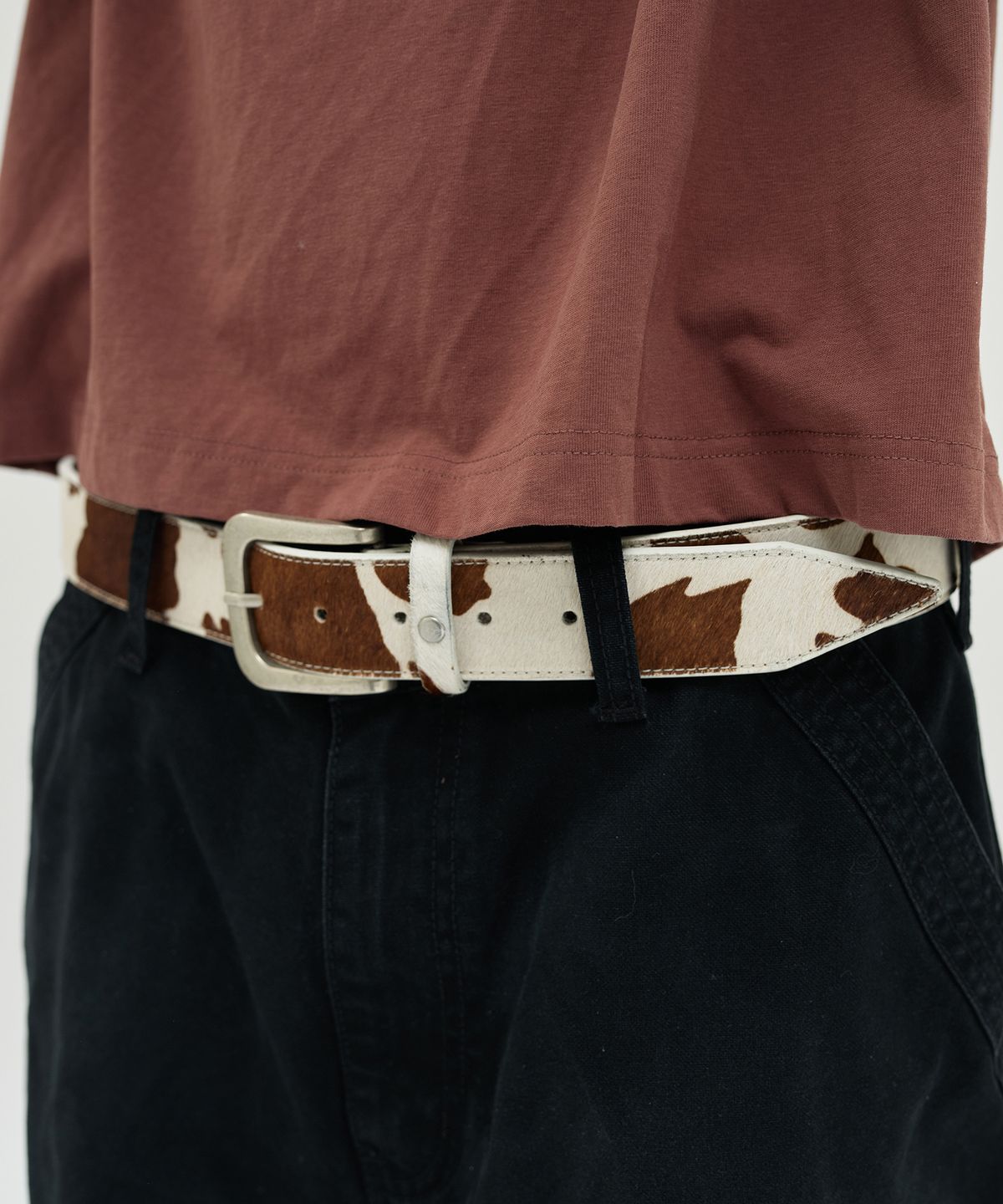 스웨이드(SUADE) CALFSKIN BELT [LIGHT BROWN]