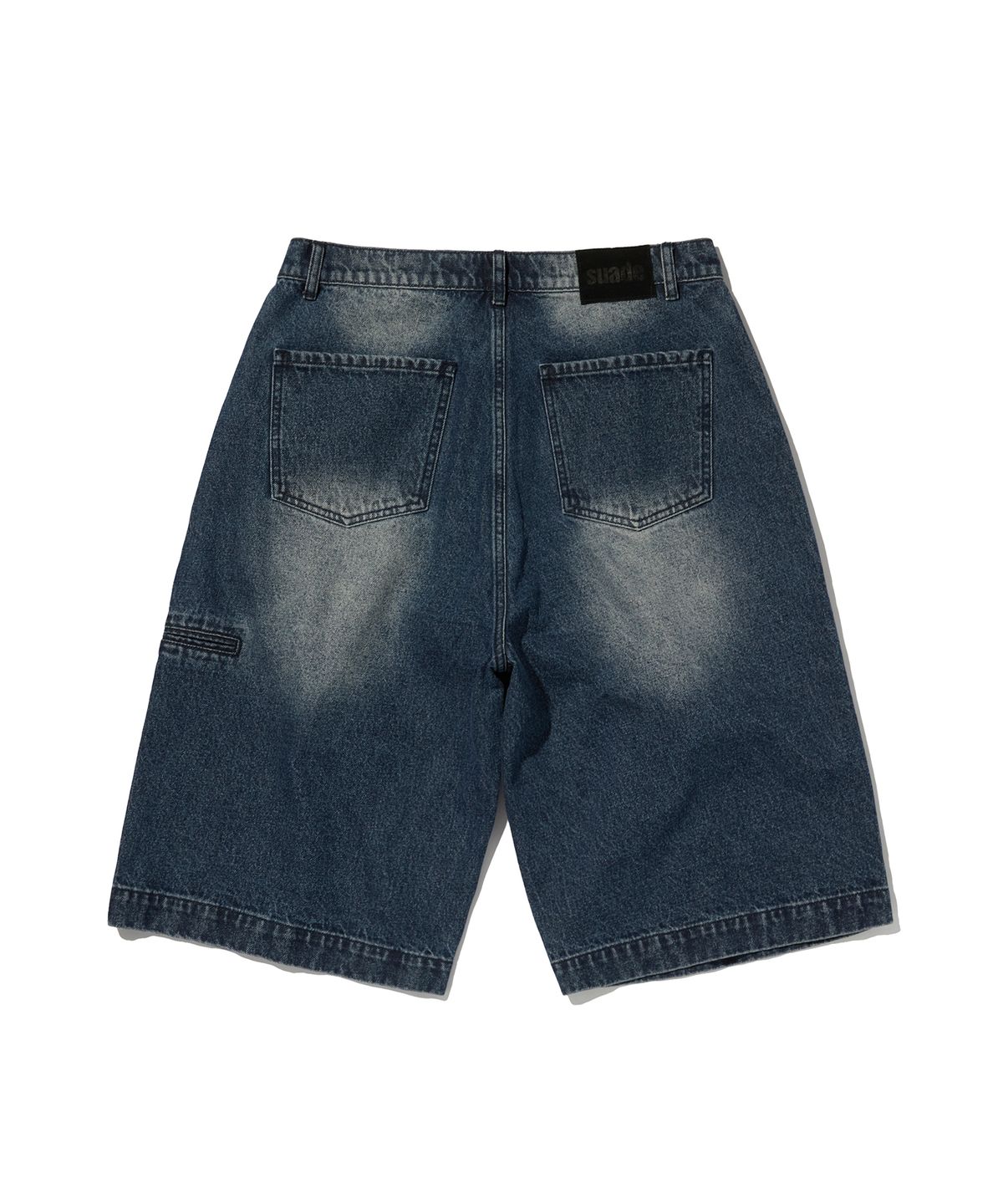 스웨이드(SUADE) WRINKLE WASHED SHORTS [DARK BLUE]