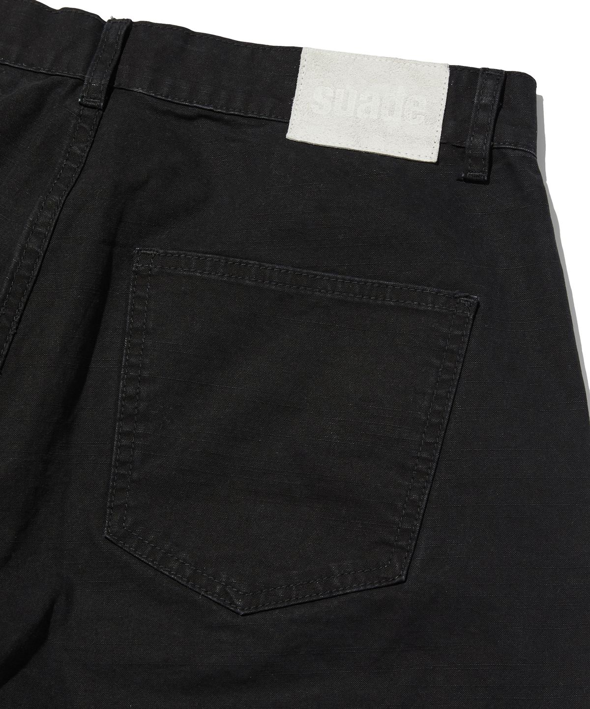 스웨이드(SUADE) CUT EDGE SHORTS [BLACK]