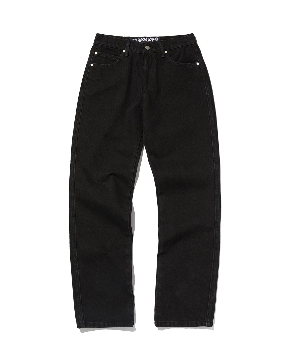 스웨이드(SUADE) REGULAR STRAIGHT DENIM [BLACK]