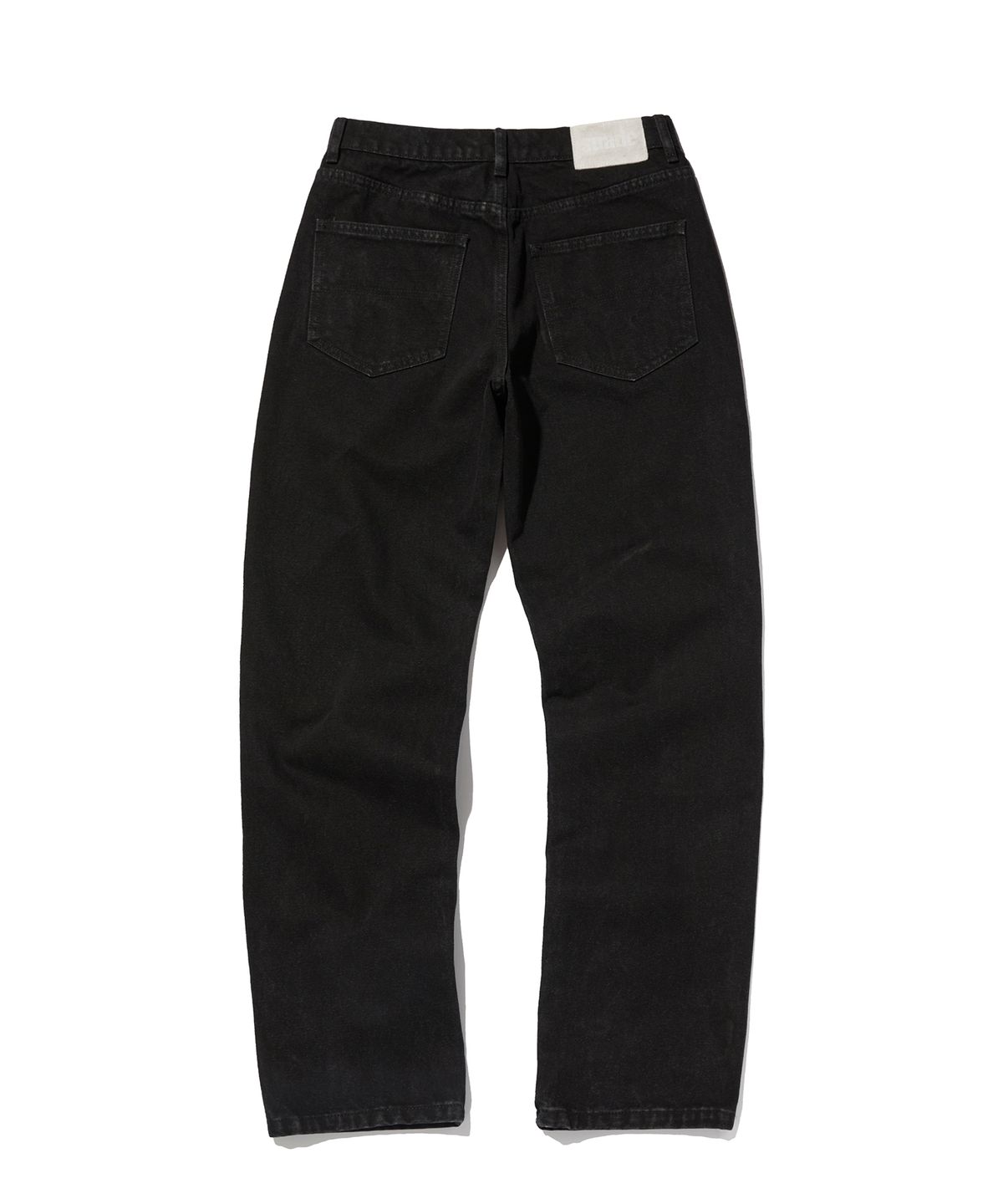 스웨이드(SUADE) REGULAR STRAIGHT DENIM [BLACK]
