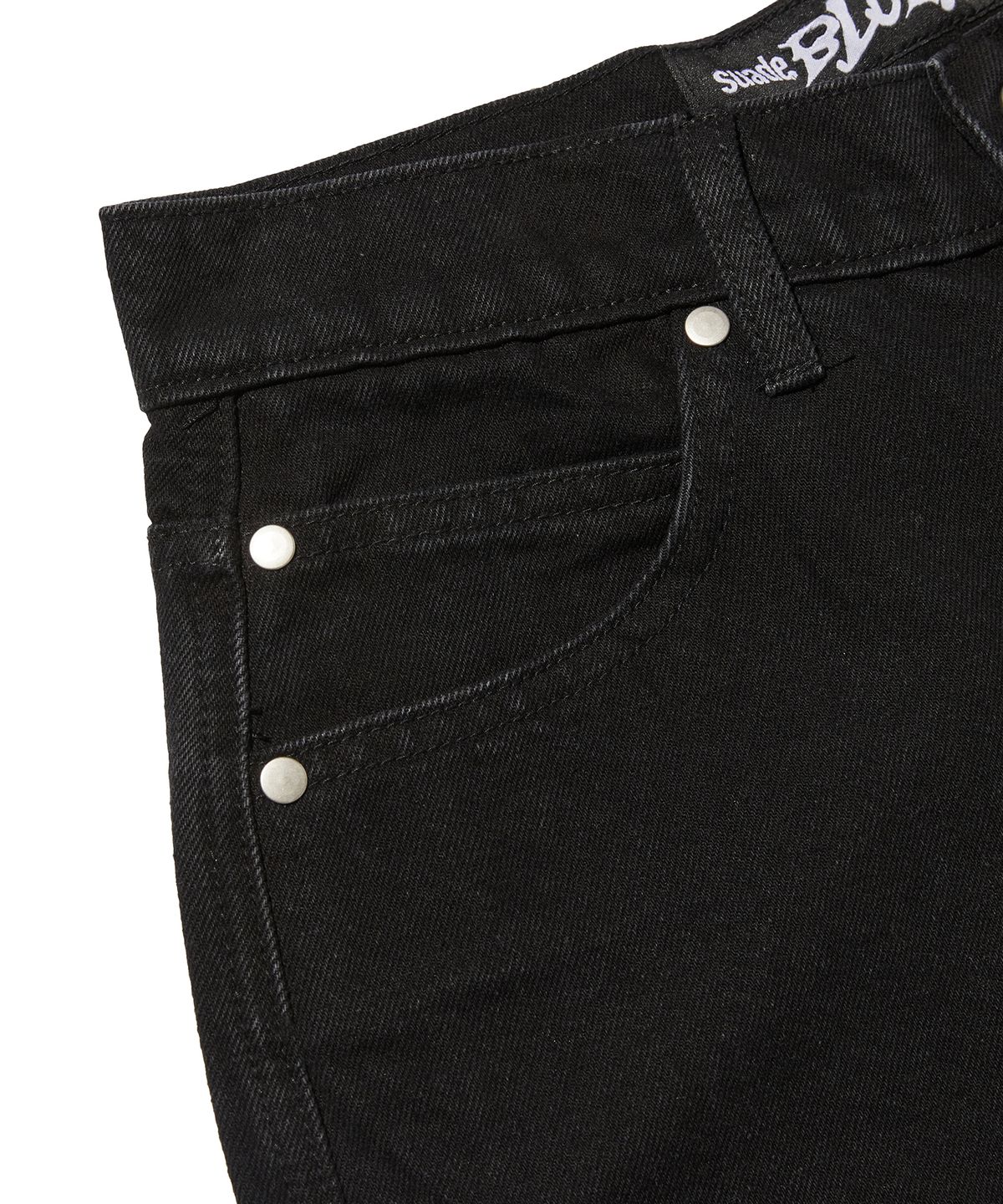 스웨이드(SUADE) REGULAR STRAIGHT DENIM [BLACK]