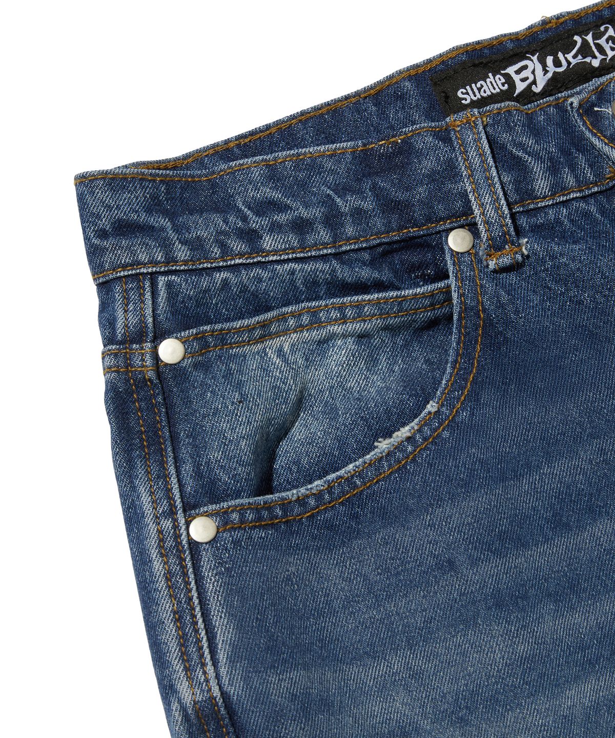 스웨이드(SUADE) REGULAR STRAIGHT DENIM [BLUE]