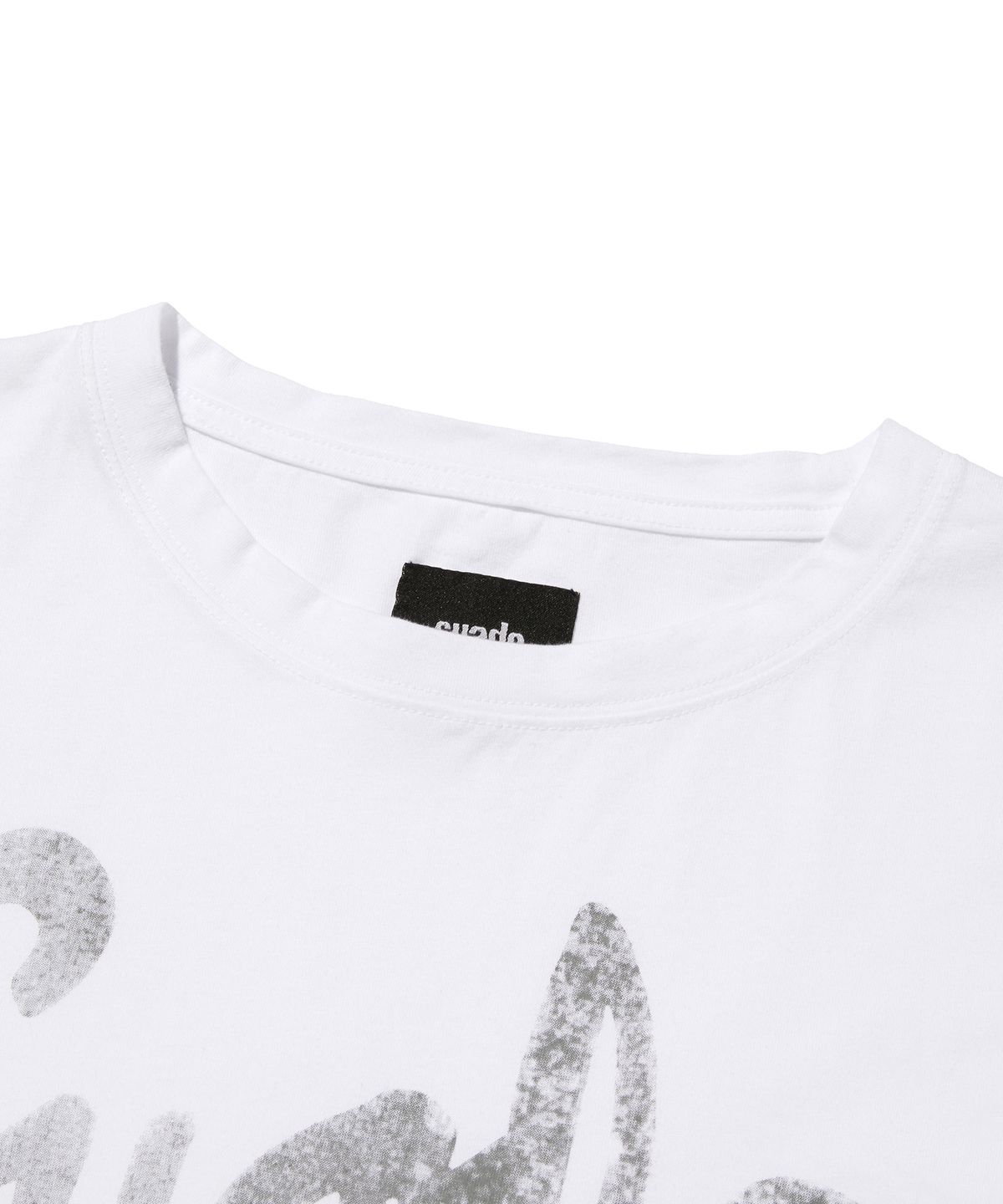 스웨이드(SUADE) FADED LOGO TEE [WHITE]