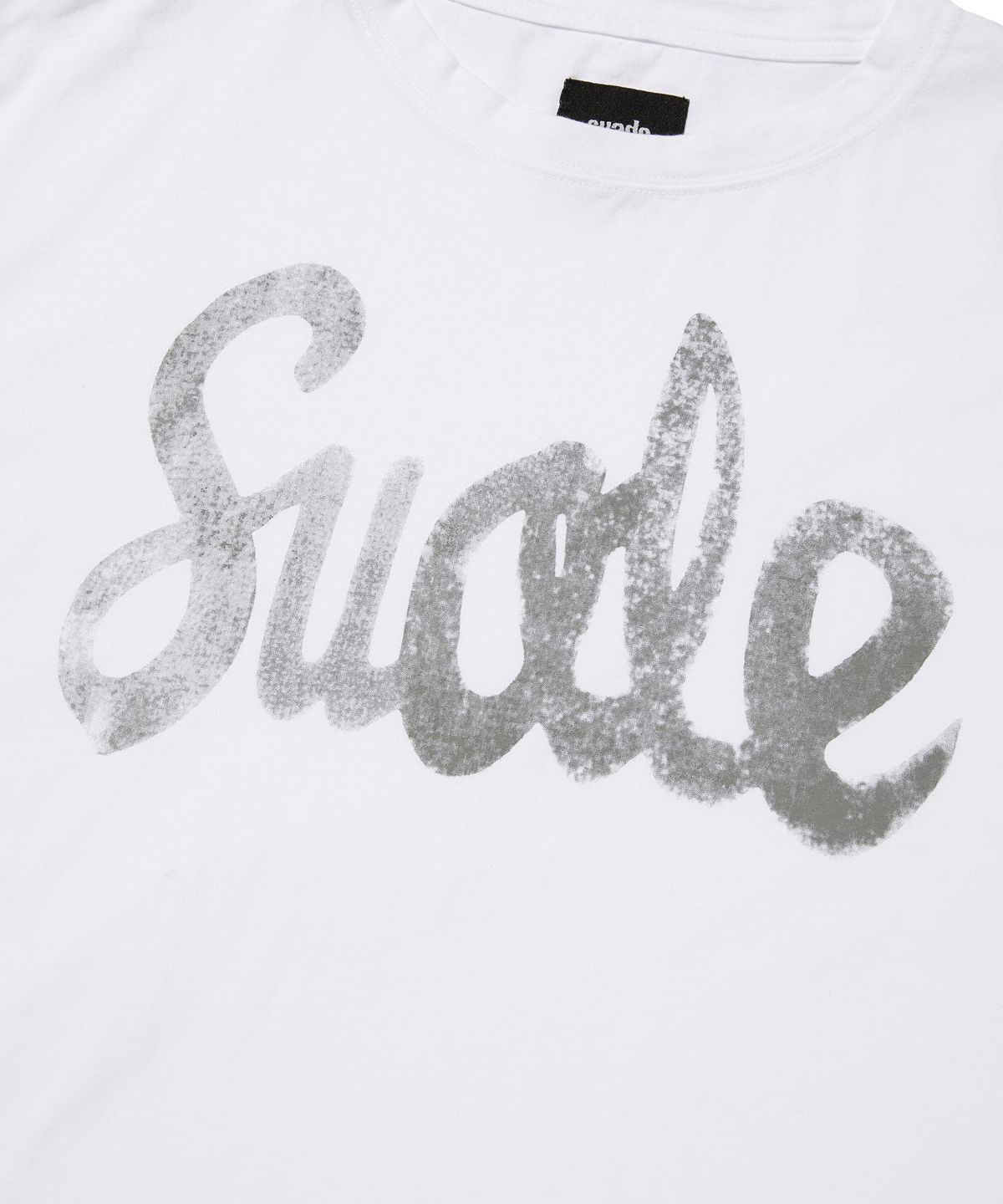 스웨이드(SUADE) FADED LOGO TEE [WHITE]