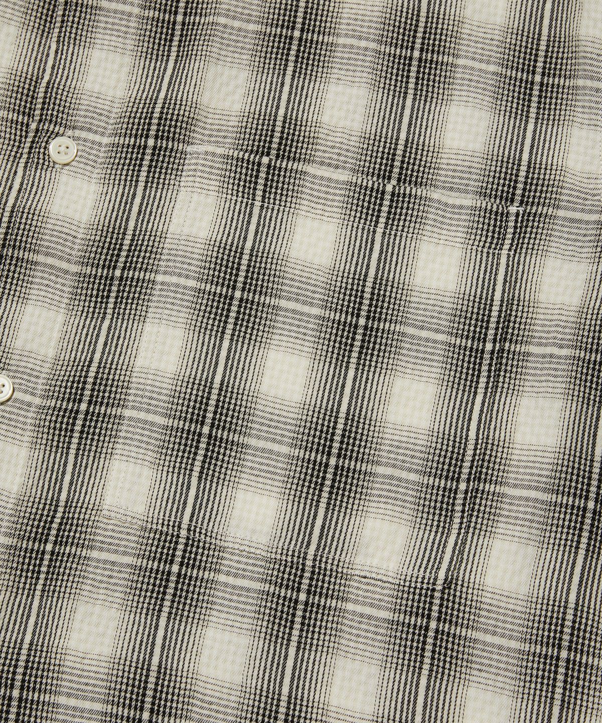 스웨이드(SUADE) CHECK SHORT SLEEVE SHIRT [IVORY]