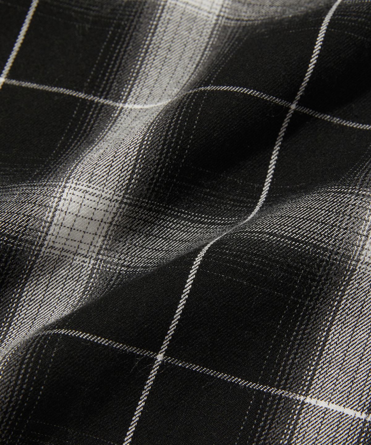 스웨이드(SUADE) CHECK SHORT SLEEVE SHIRT [BLACK]