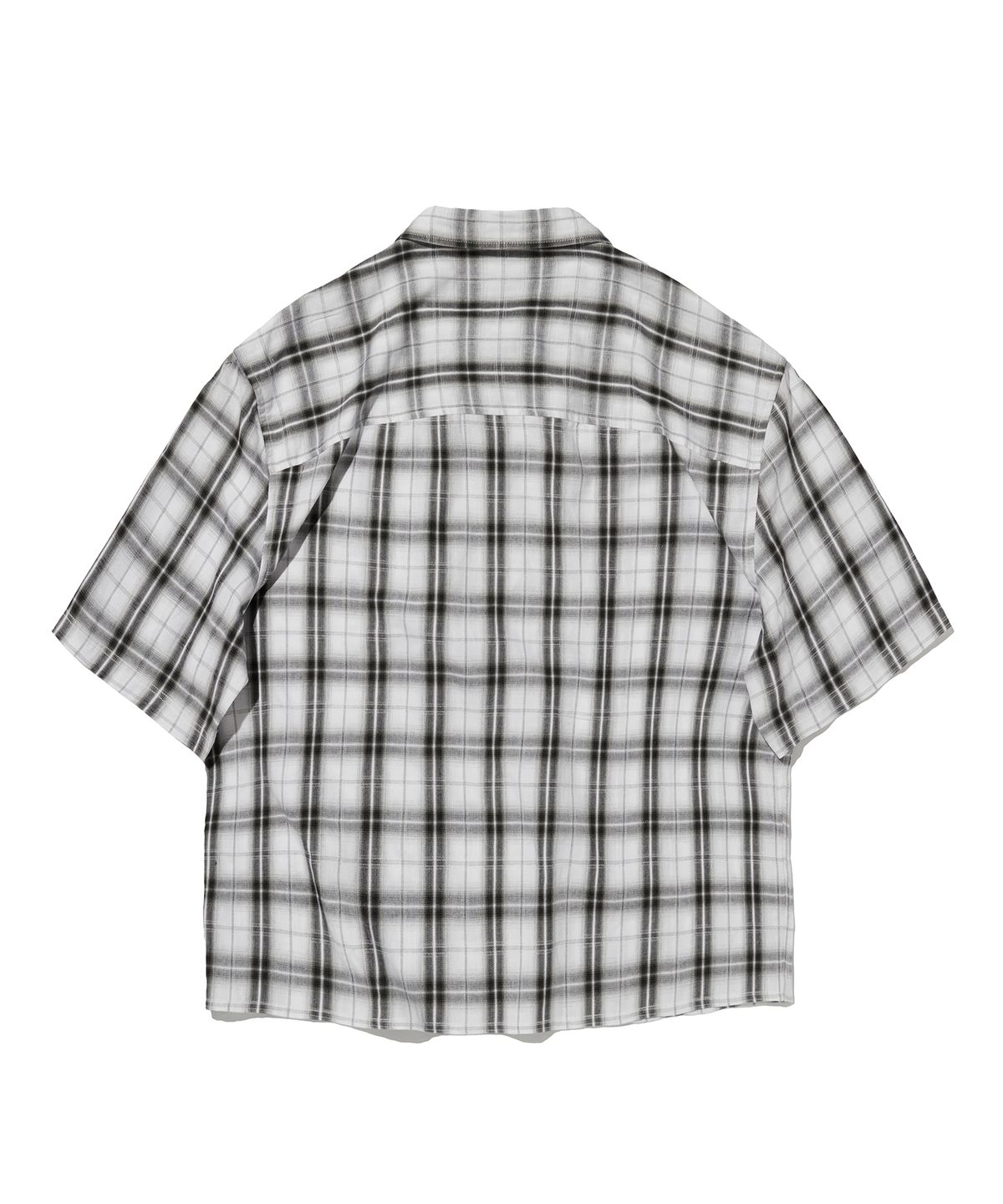 스웨이드(SUADE) CHECK SHORT SLEEVE SHIRT [WHITE]