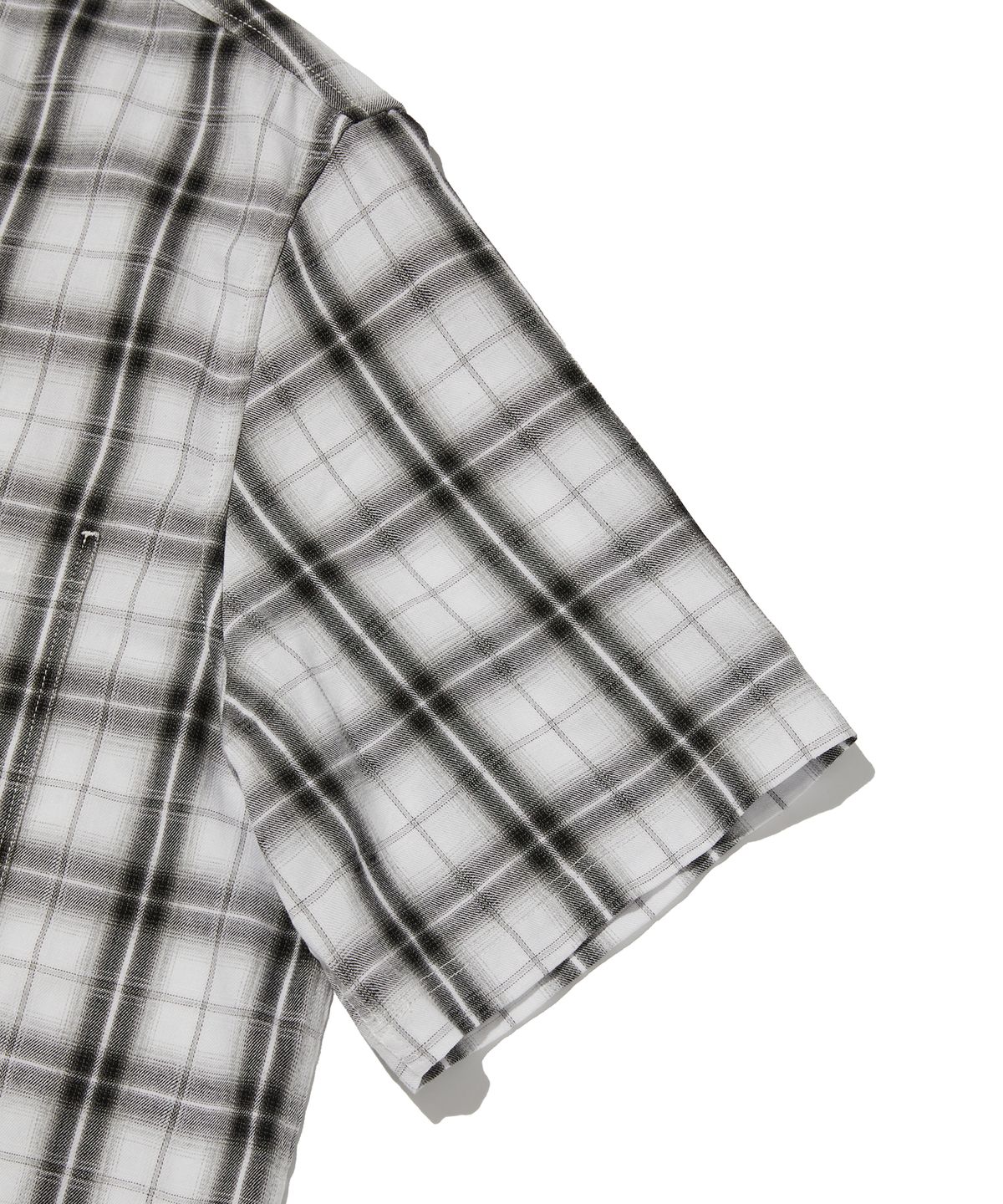 스웨이드(SUADE) CHECK SHORT SLEEVE SHIRT [WHITE]