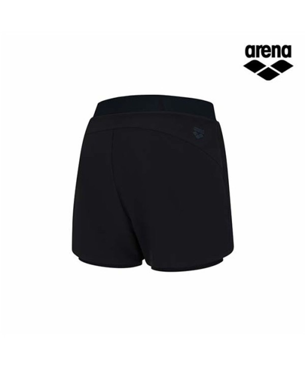 아레나(ARENA) 컴포트 여성 투인원 2부 쇼츠 A6BL1QW18BLK