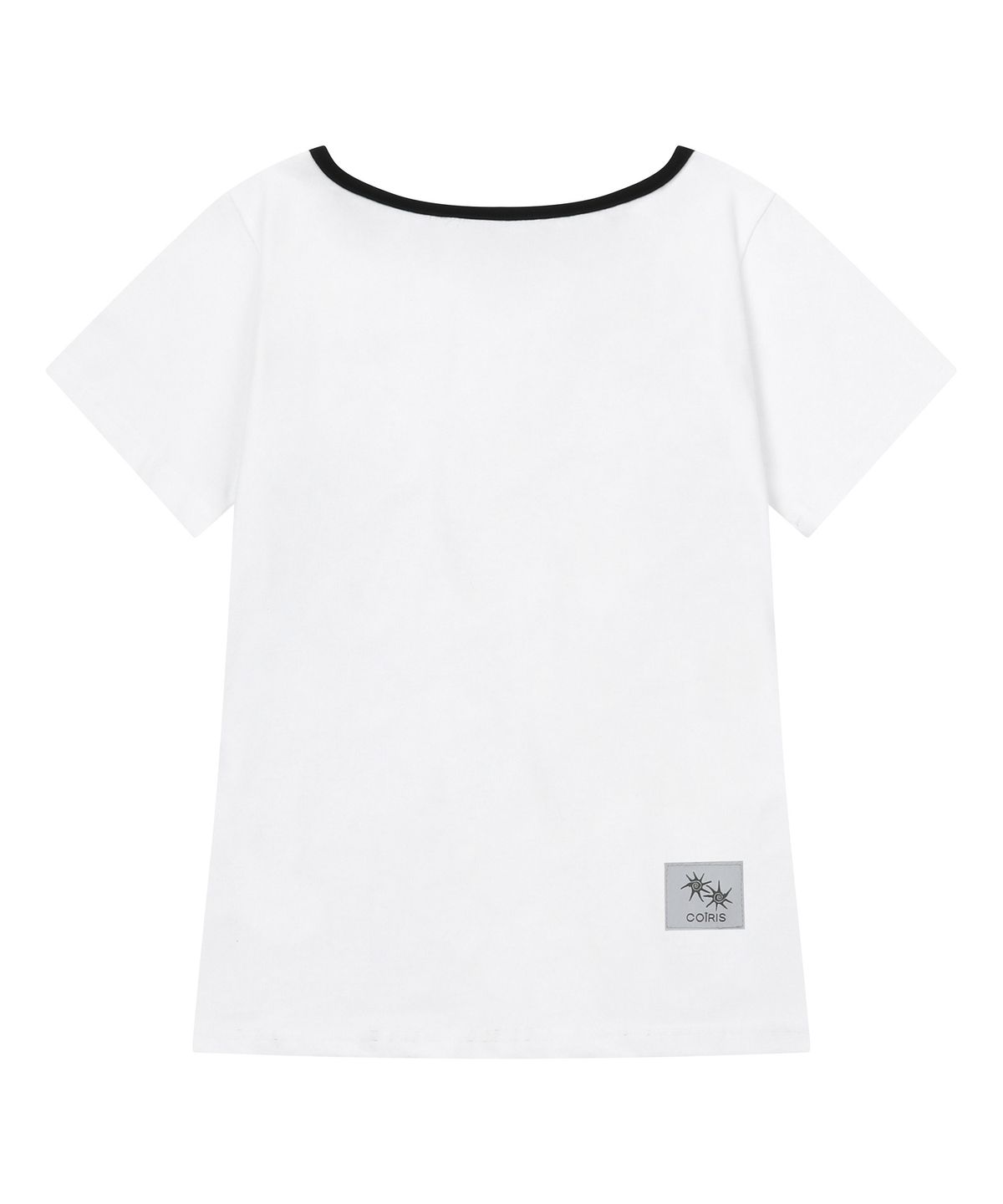 코이리스(COIRIS) [원 숄더] 로라 스몰 로고 원 숄더 반팔 티 (13컬러)