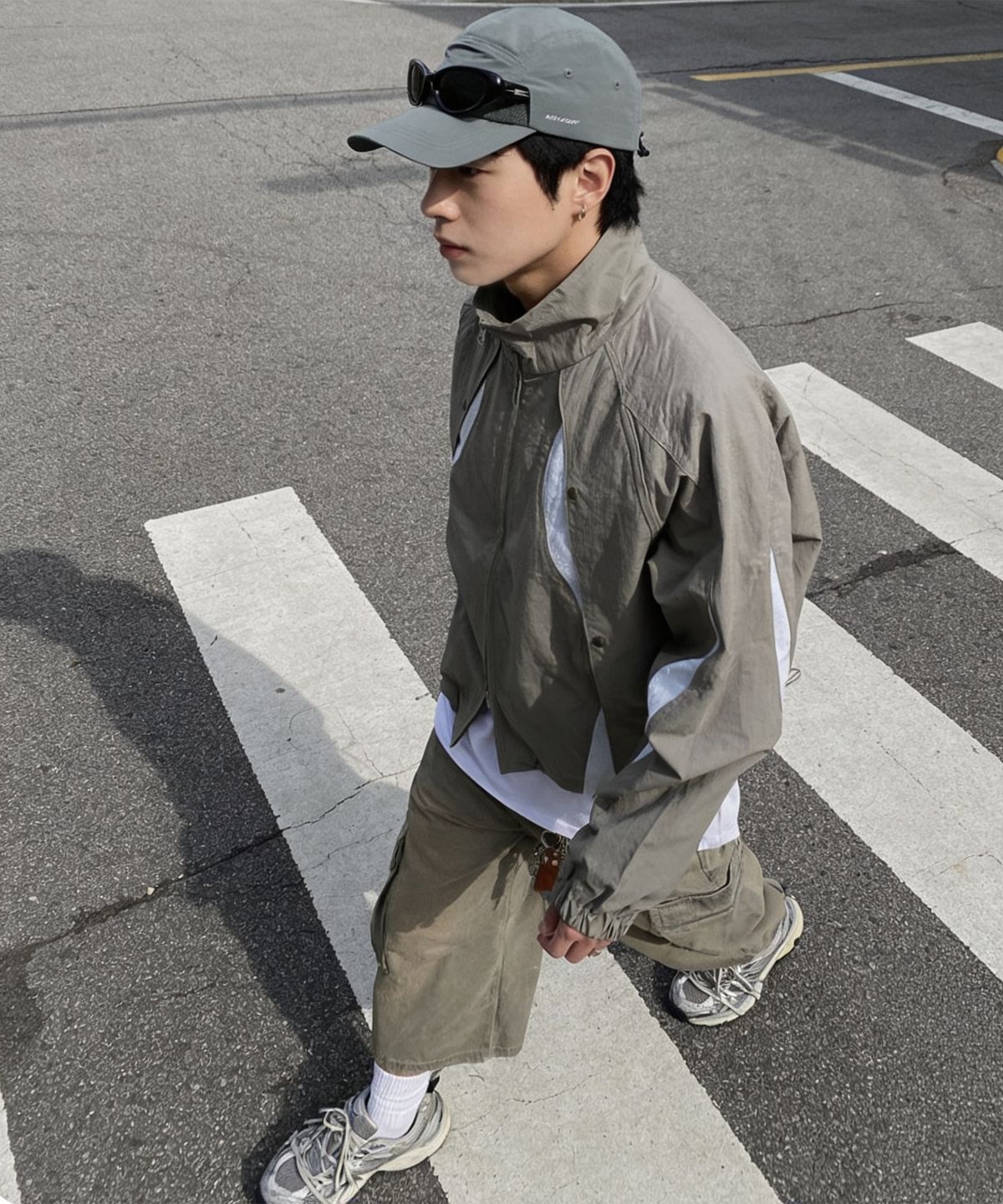 아테즈(ATEZ) AERO 액션 선글라스 홀더 볼캡 [그레이]