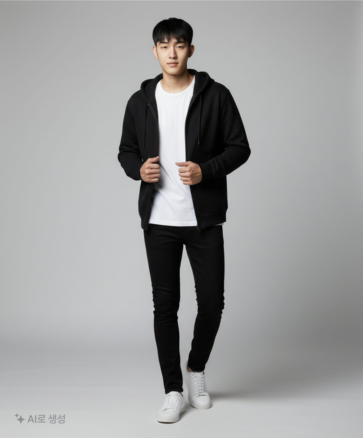 스파오(SPAO) 후드 집업 L