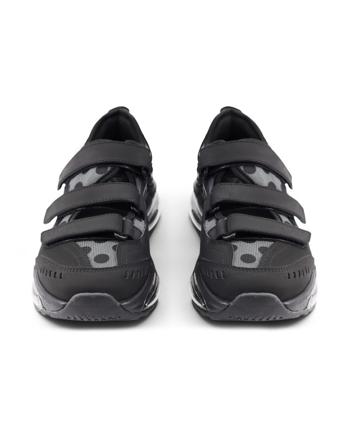 야세(YASE) 송이송이 x 야세 3-스트랩 에어솔 메리제인 도트 그레이