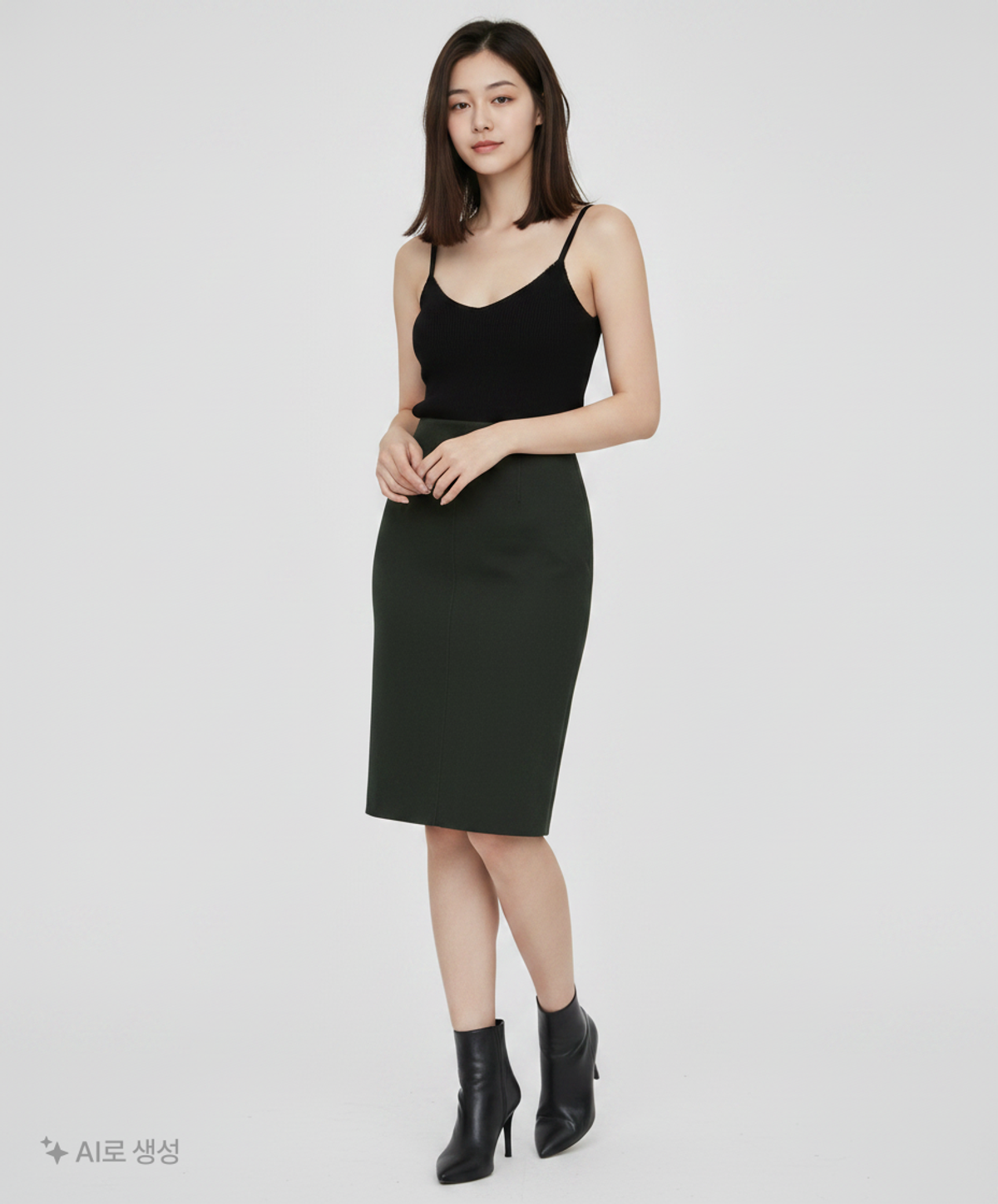 누보텐(NUVO10) 미디스커트 M