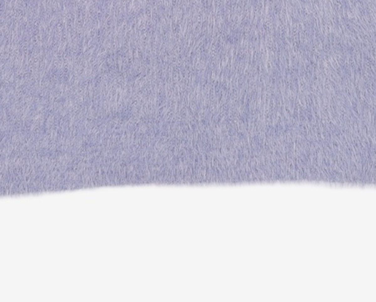 노매뉴얼(NOMANUAL) (시그니처종료)CROPPED HAIRY KNIT - 5 COLOR M