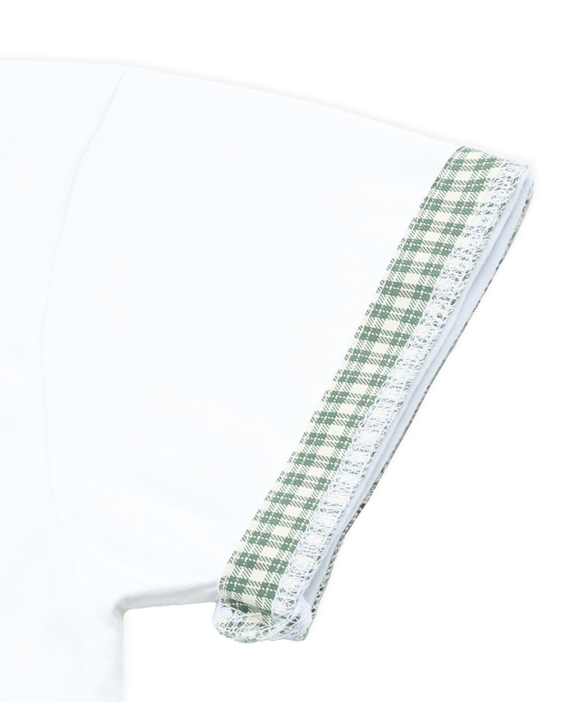 루나키후(RuNaKi'Hu') WXT099 쿠모 도마도 체크 아플리케 티셔츠 (WHITE)