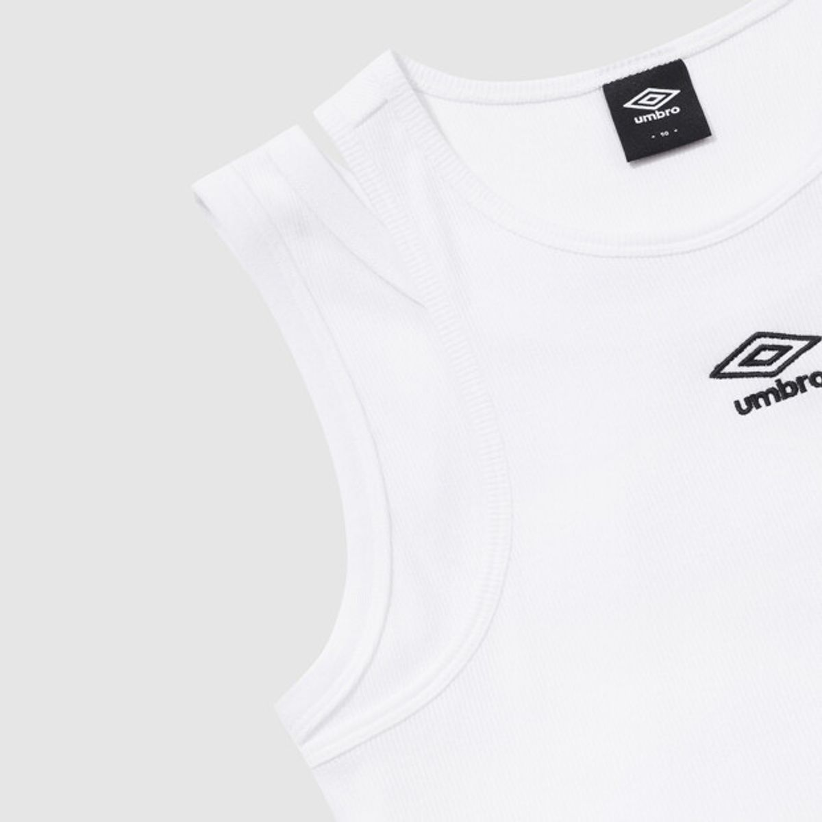 엄브로(UMBRO) 코지코어 우먼스 레이어드 슬리브리스 화이트 UR222CSL69