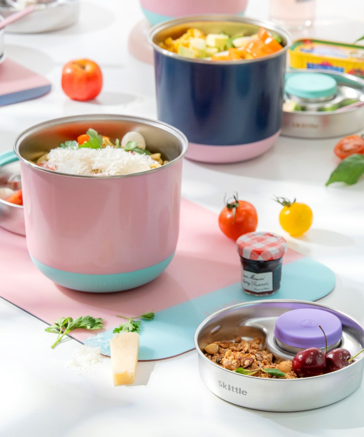 룬드런던(LUNDLONDON) 스키틀 샐러드팟 다이어트 샐러드볼 용기 3 colors
