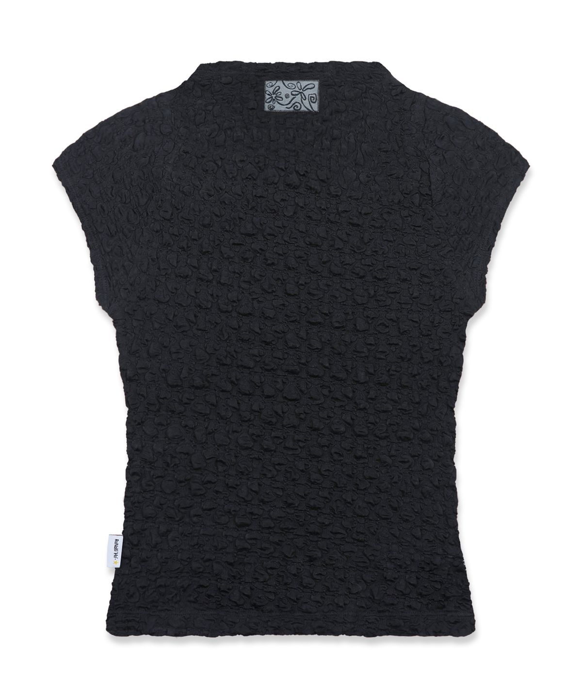 루나키후(RuNaKi'Hu') WXT094 피오리레 시스루 슬림 티셔츠 (BLACK)