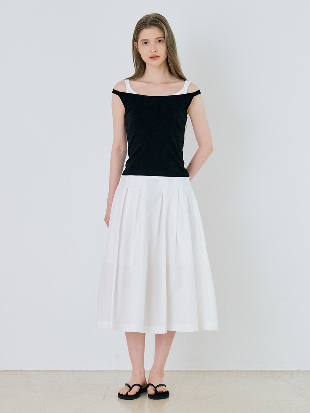 르세지엠(LESEIZEME) Basic Reversible U-Neck Sleeveless - 3color