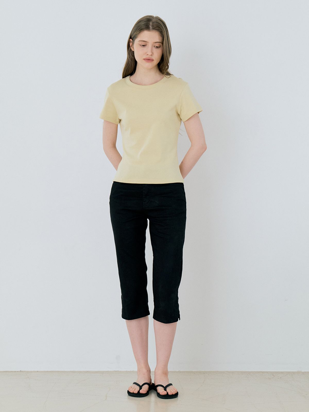 르세지엠(LESEIZEME) Basic Ribbed Slim T-Shirt - 7color
