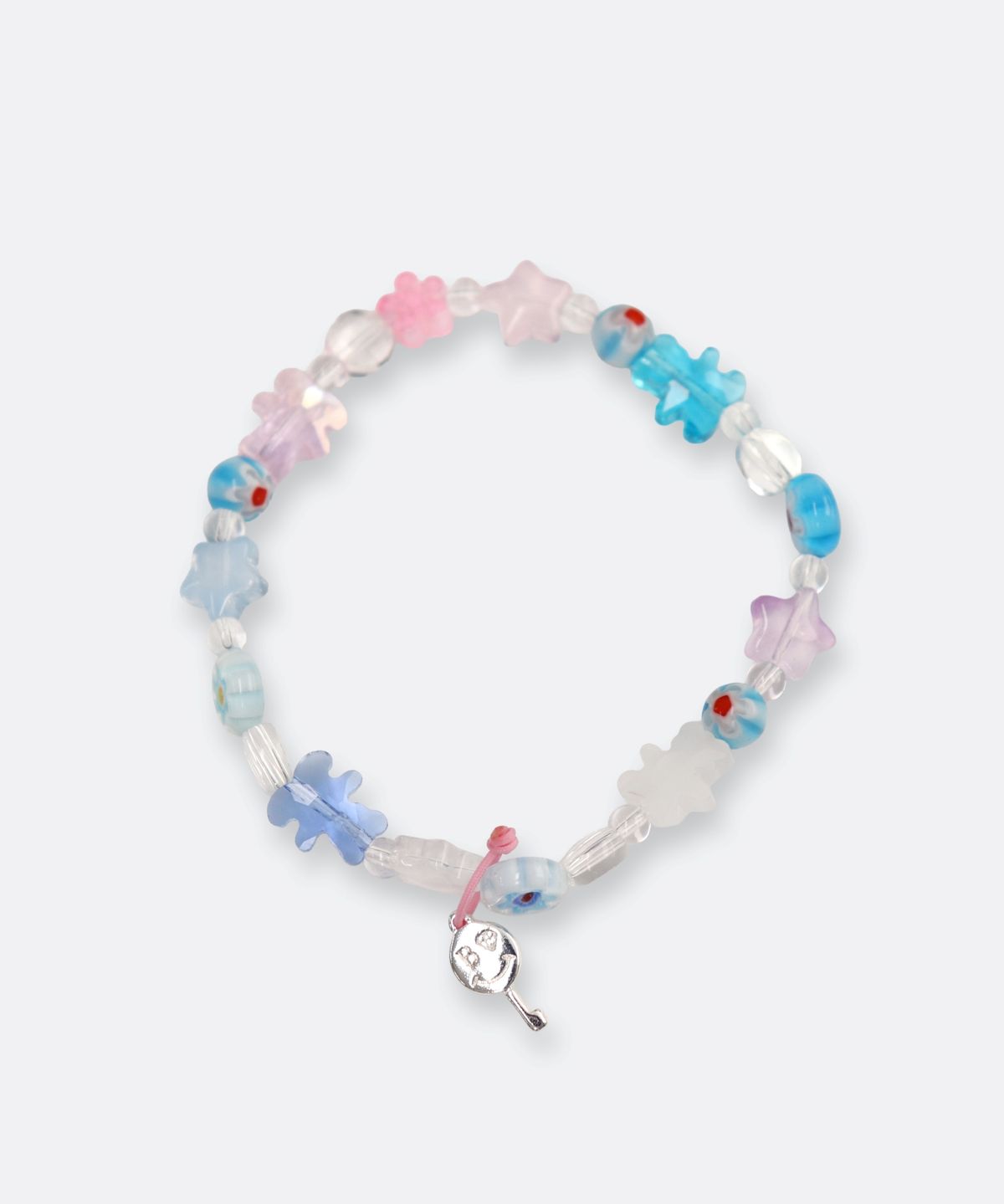 봉보(BONBEAU) Little joy motive mix Bracelet 컬러 글라스 꽃 별 곰돌이 모티브 믹스 비즈 팔찌