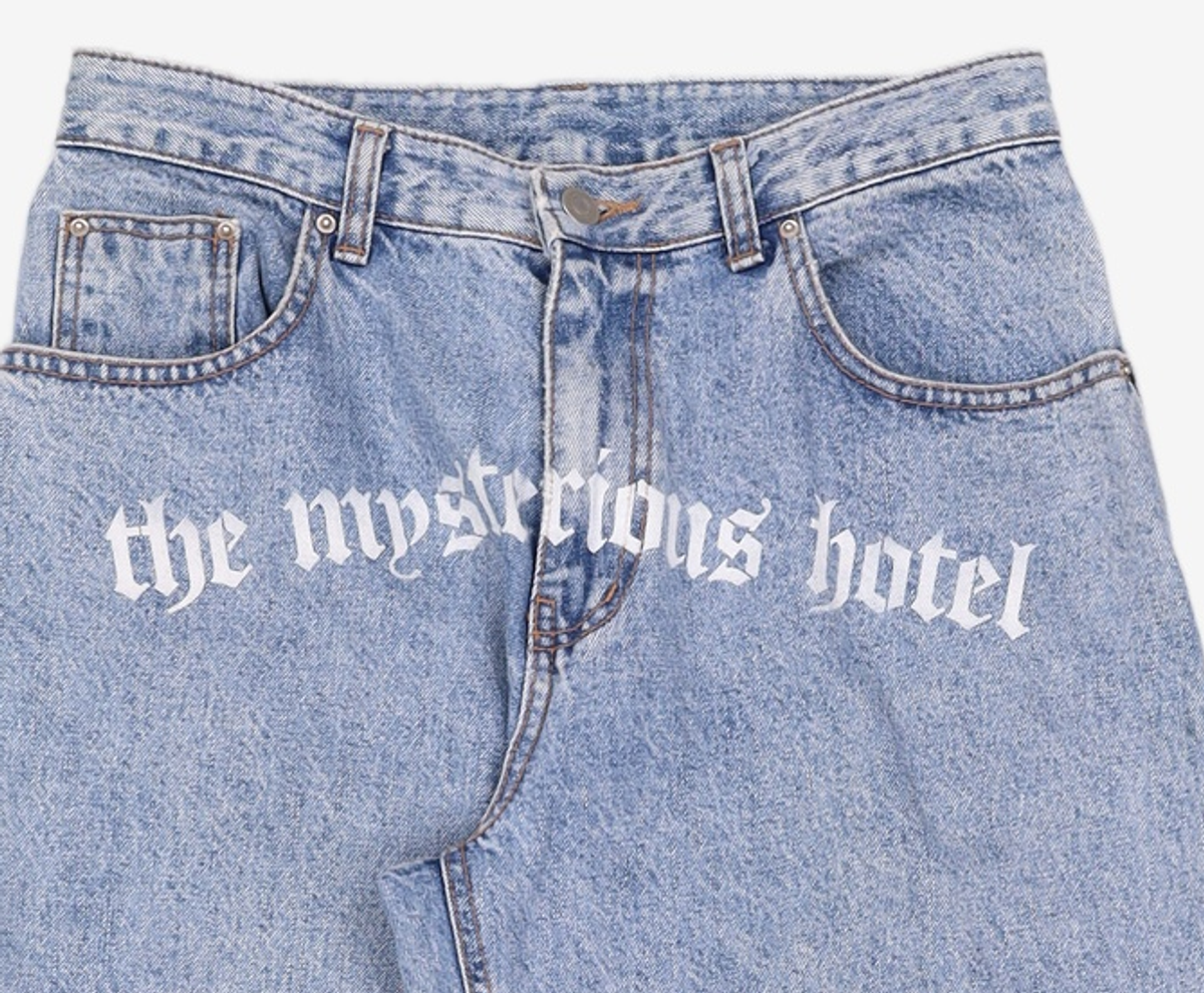 미스테리어스호텔(THE MYSTERIOUS HOTEL) 청/데님 팬츠 1