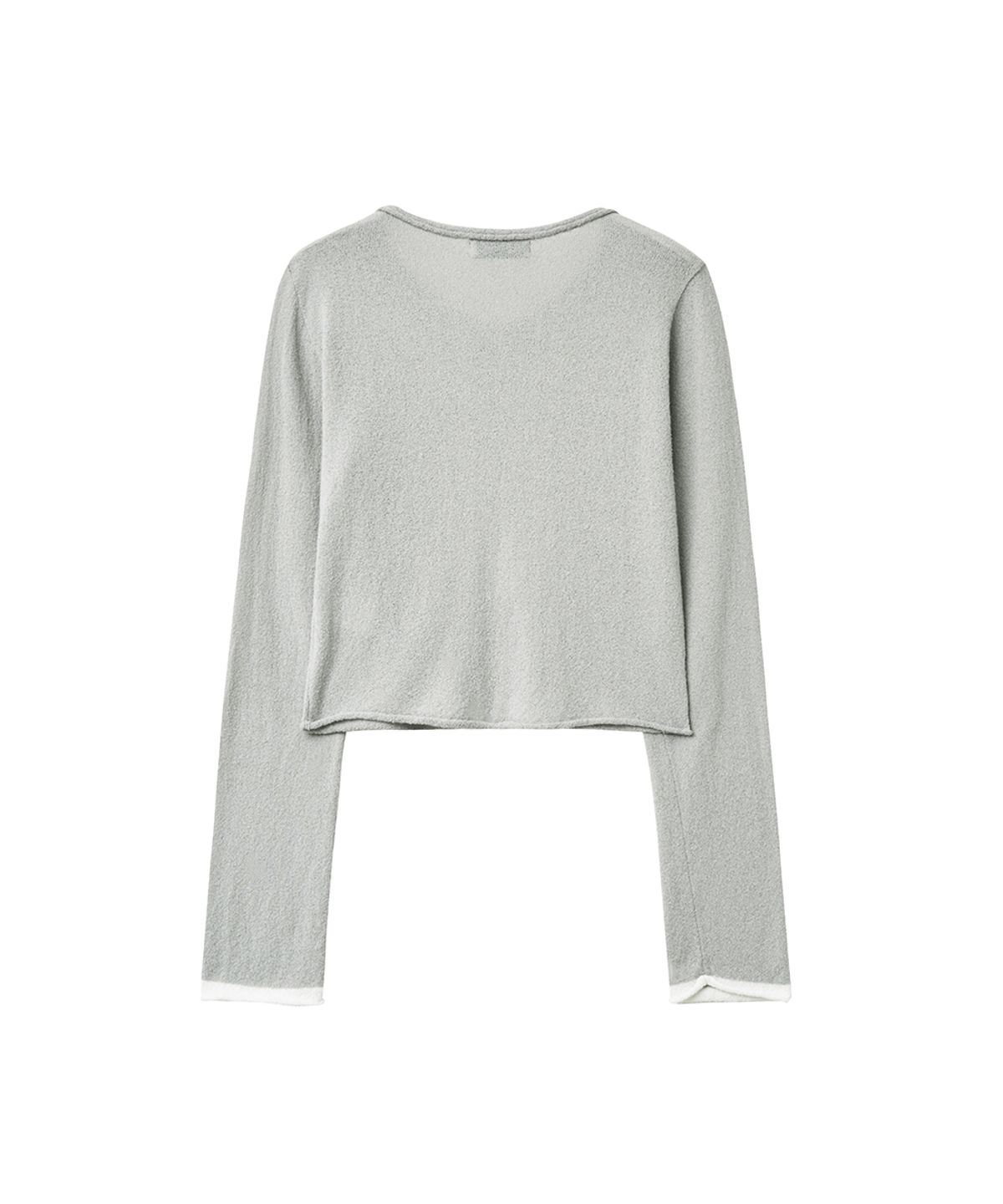 렌세(RENSE) Hook Boucle Cardigan Gray