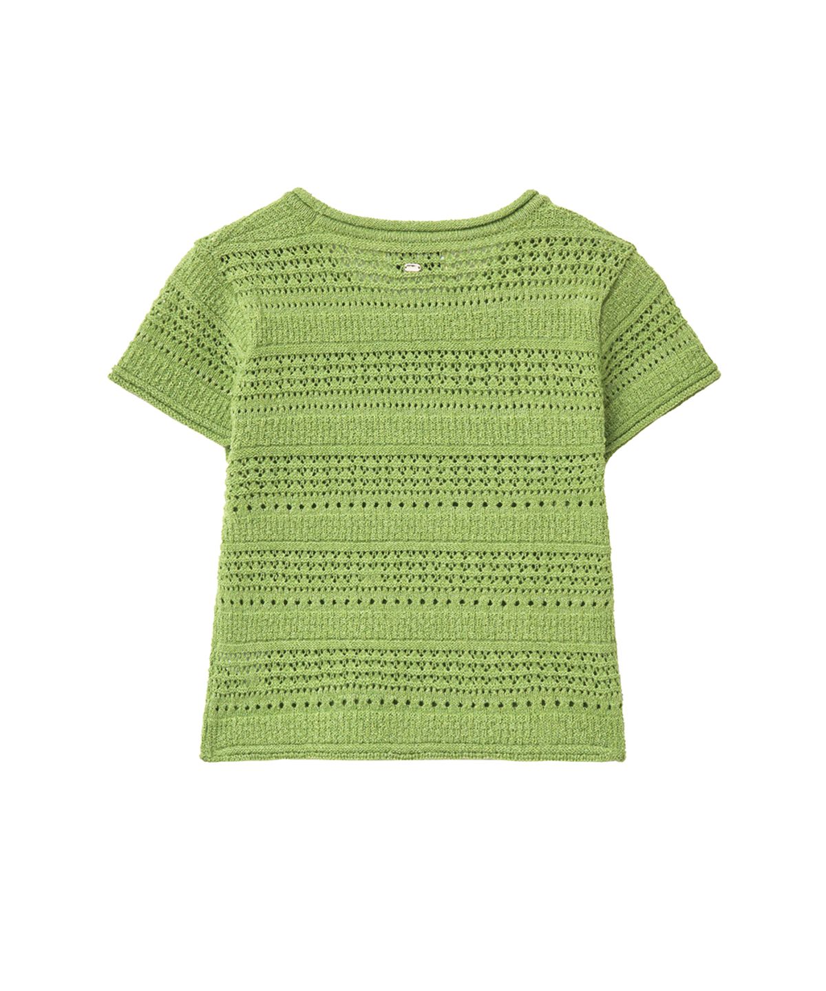렌세(RENSE) Pointelle Boucle Knit Green
