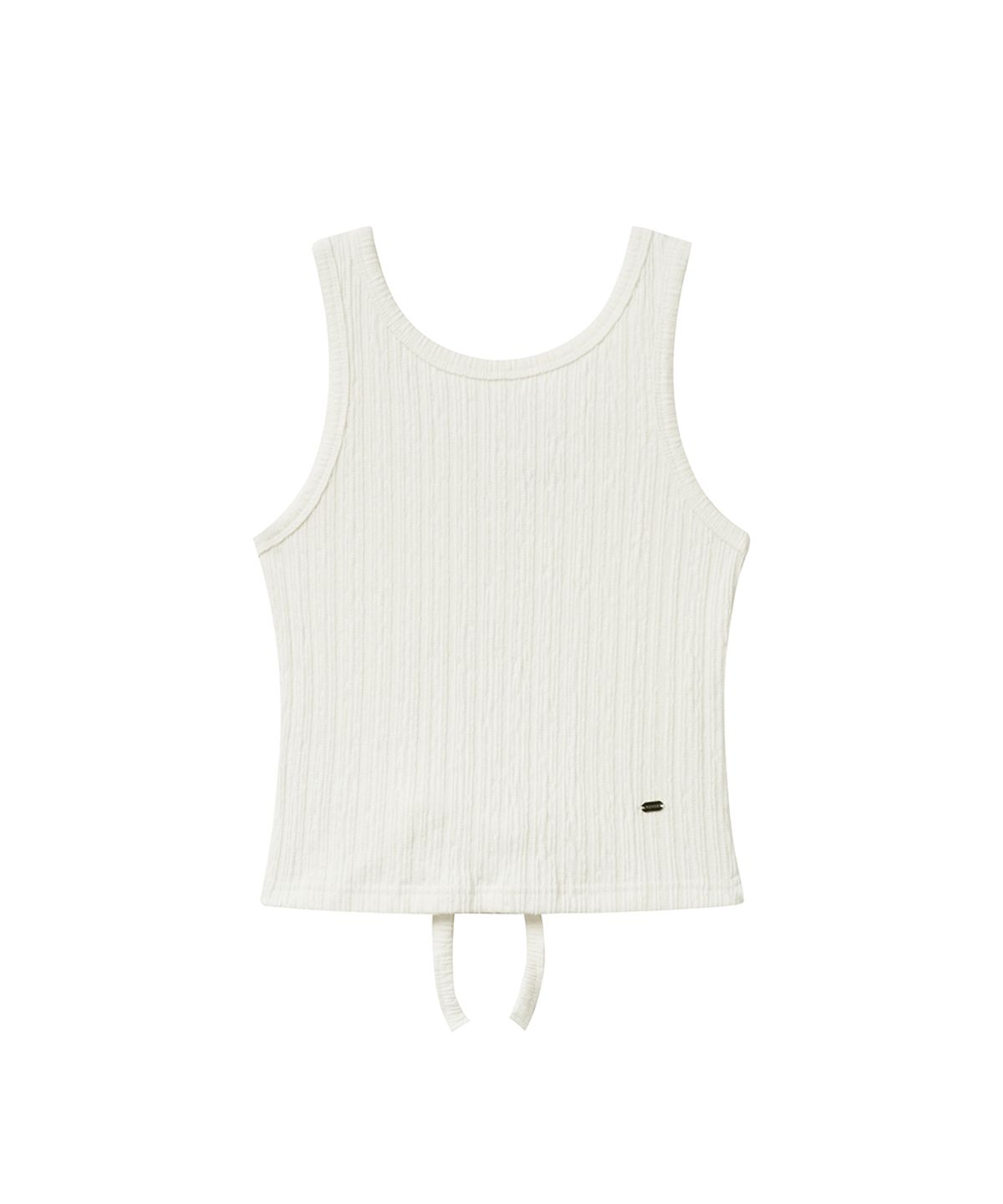 렌세(RENSE) Open Back Tie Top Ivory