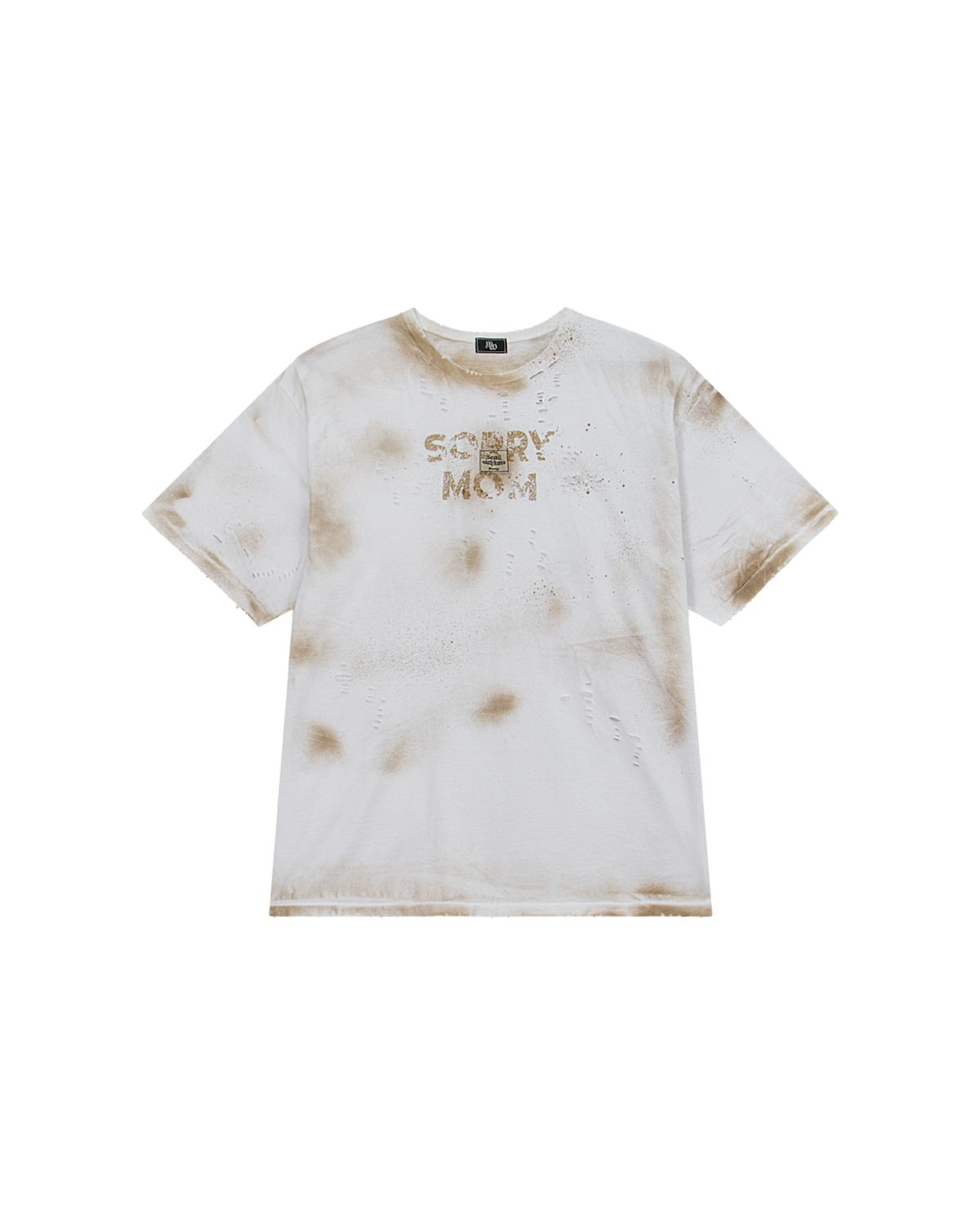 뭉(MWOONG) Sorry mom VTG tee WH