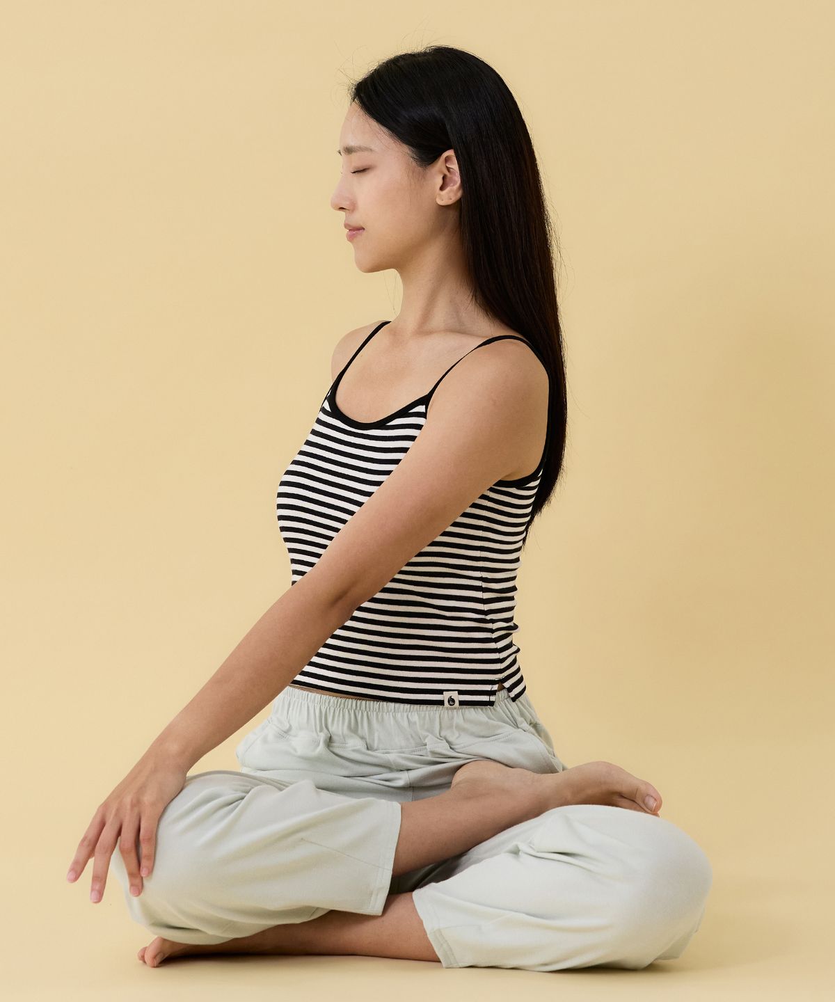 스토리요가(STORYOGA) 푸르나 스트라이프 브라탑