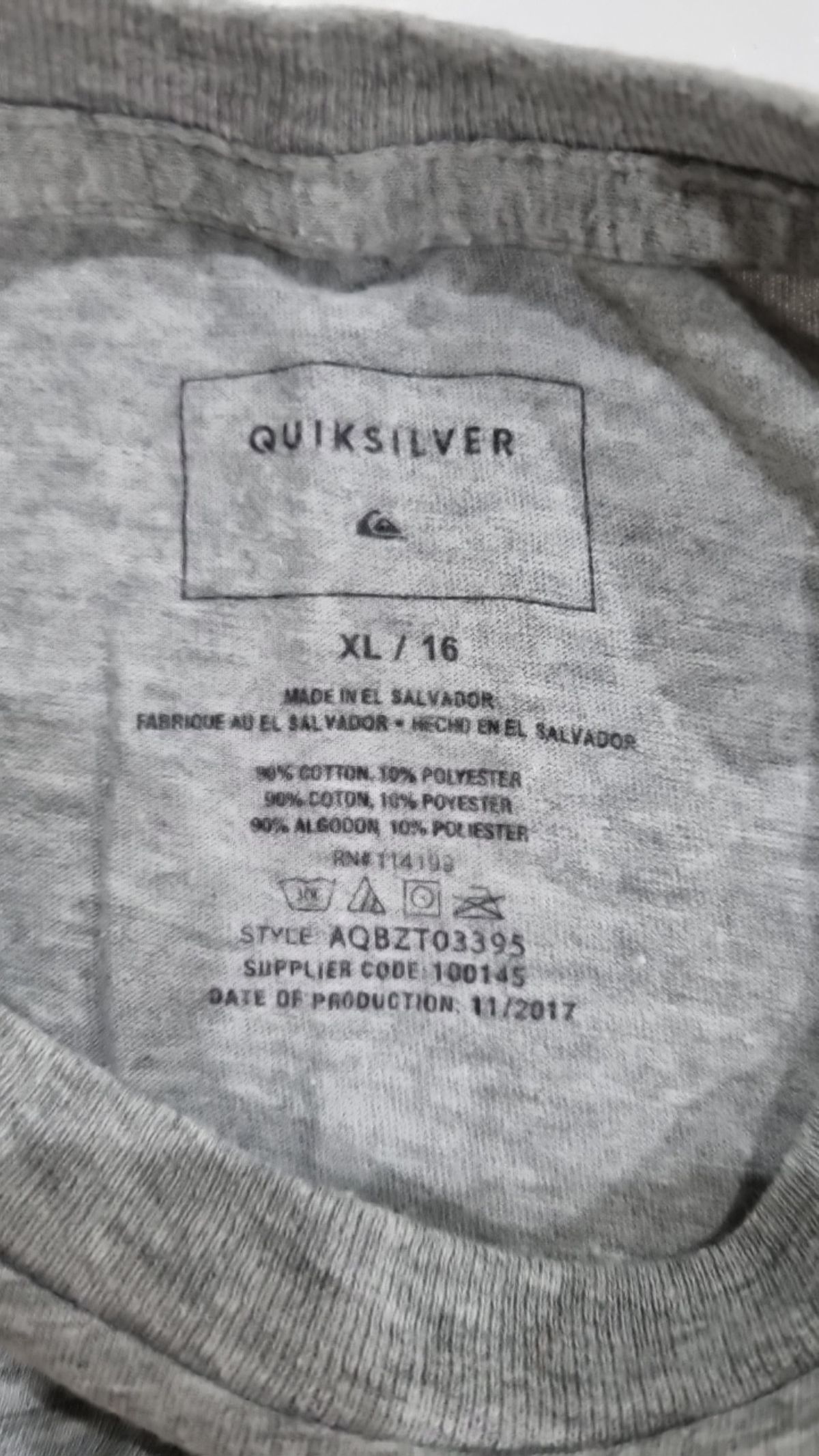 퀵실버(QUIKSILVER) 반소매 티셔츠 XL