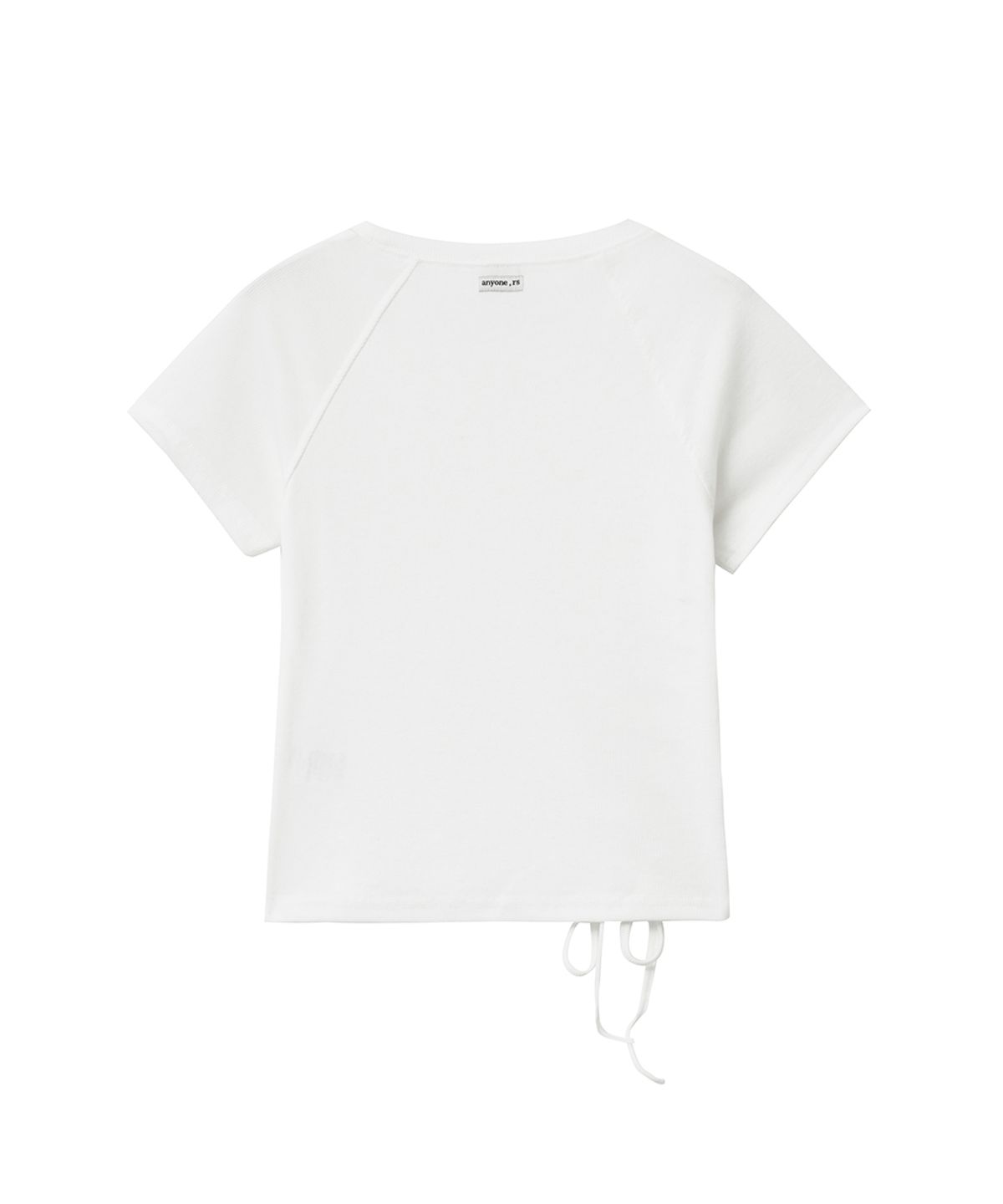렌세(RENSE) Eyelet Slit Raglan Tee Ivory