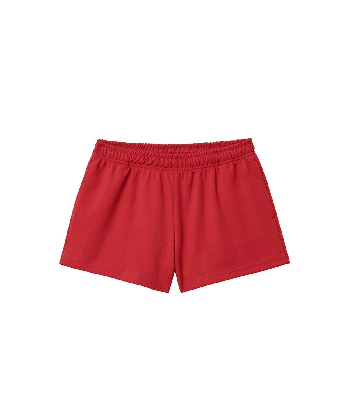 렌세(RENSE) Wide Sweat Shorts Red