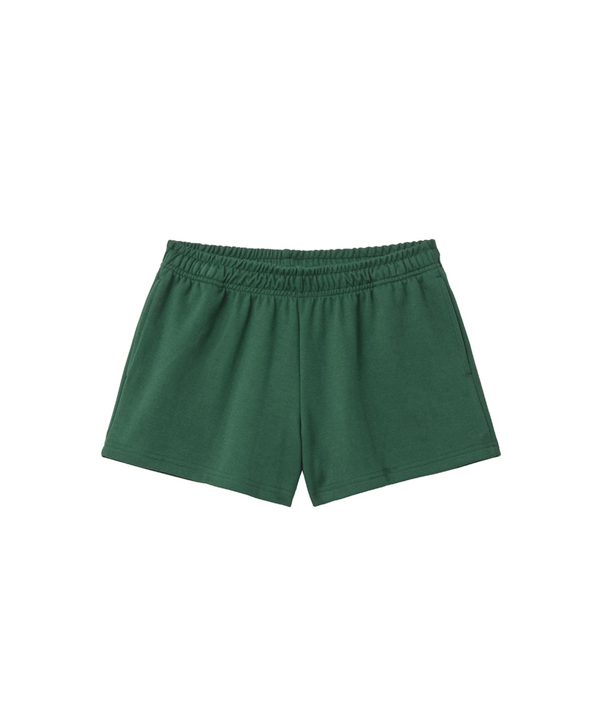 렌세(RENSE) Wide Sweat Shorts Green