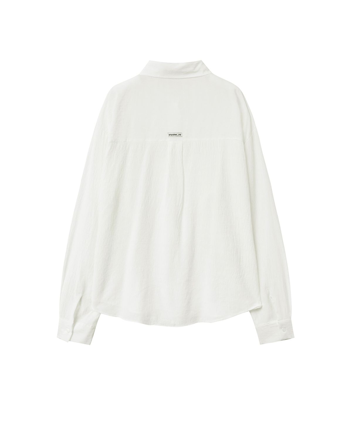 렌세(RENSE) Crinkle Summer Shirt White