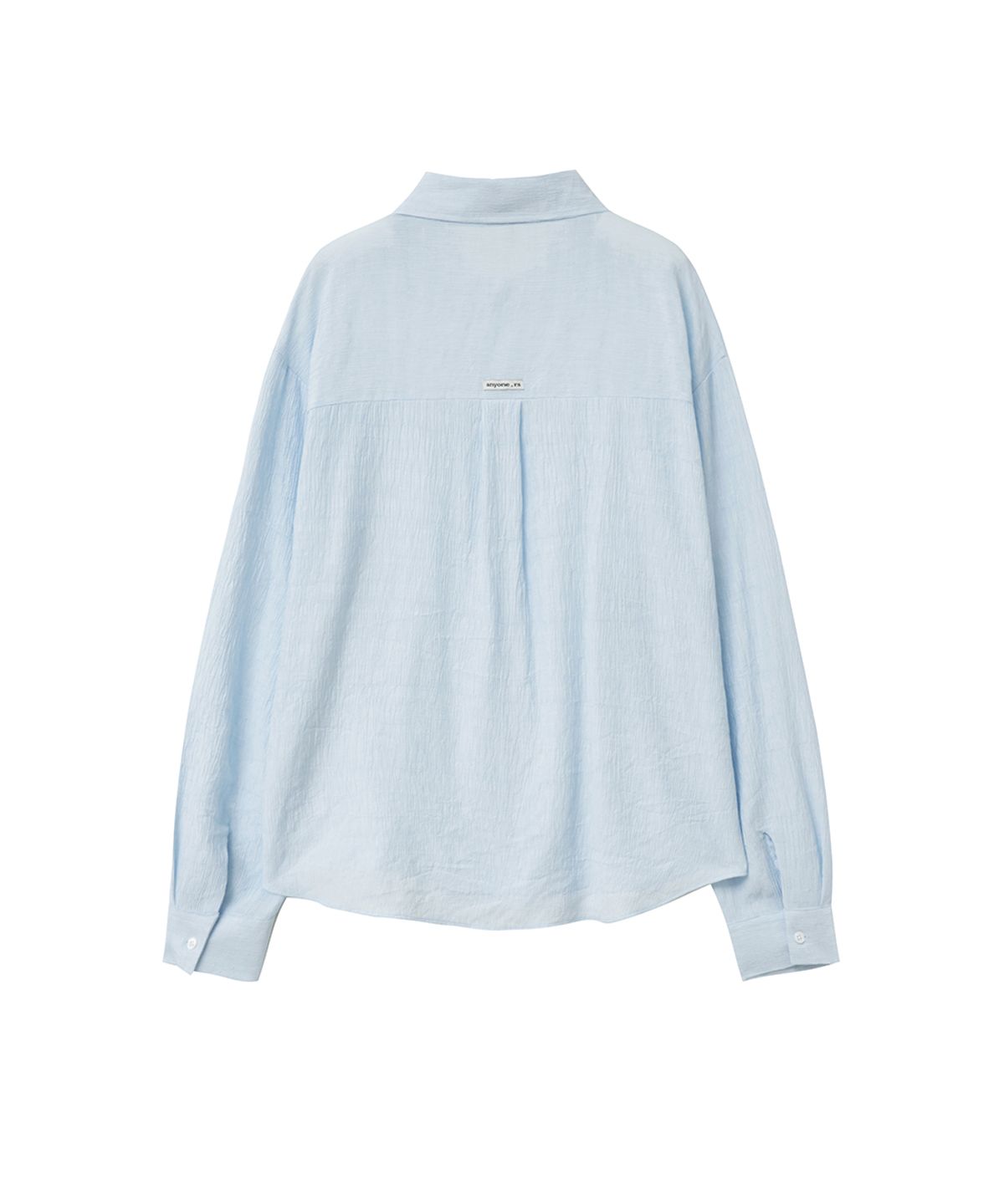 렌세(RENSE) Crinkle Summer Shirt Blue