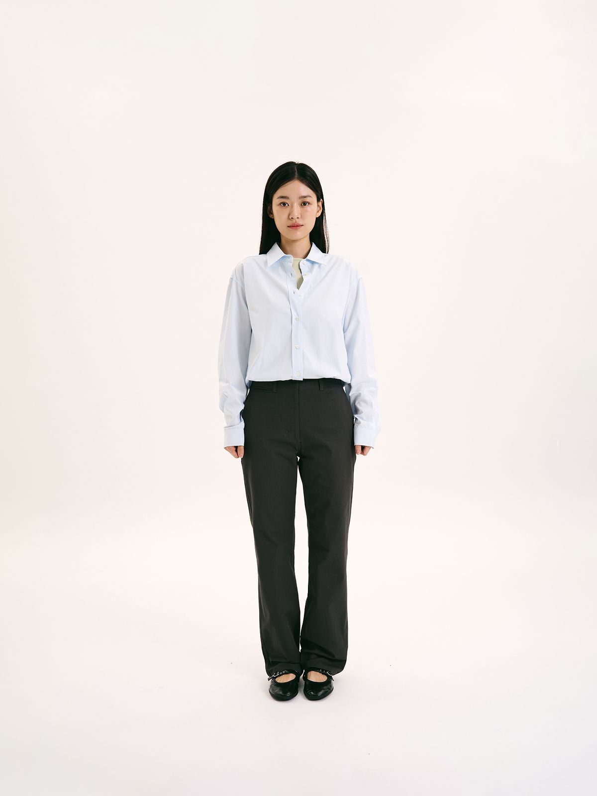 해브해드(HAVEHAD) 에센셜 치노 팬츠 (차콜)