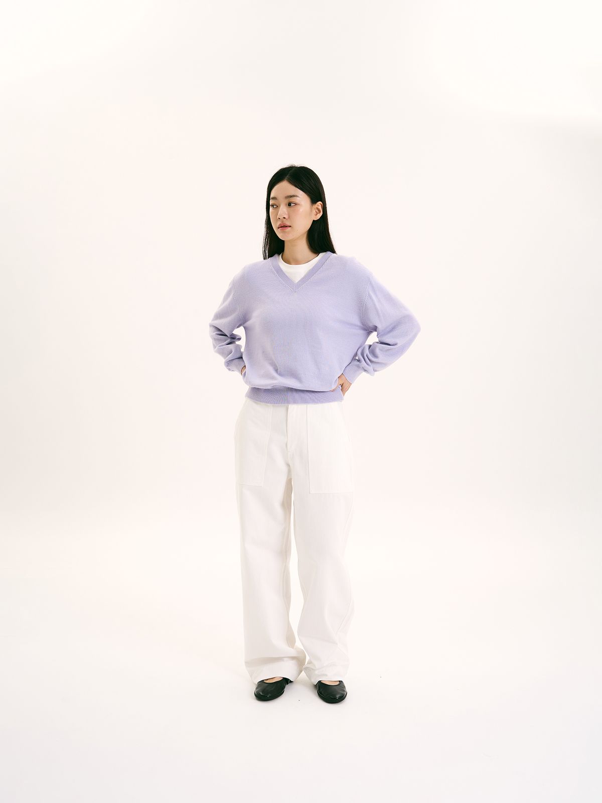 해브해드(HAVEHAD) 에브리데이 퍼티그 팬츠 (화이트)
