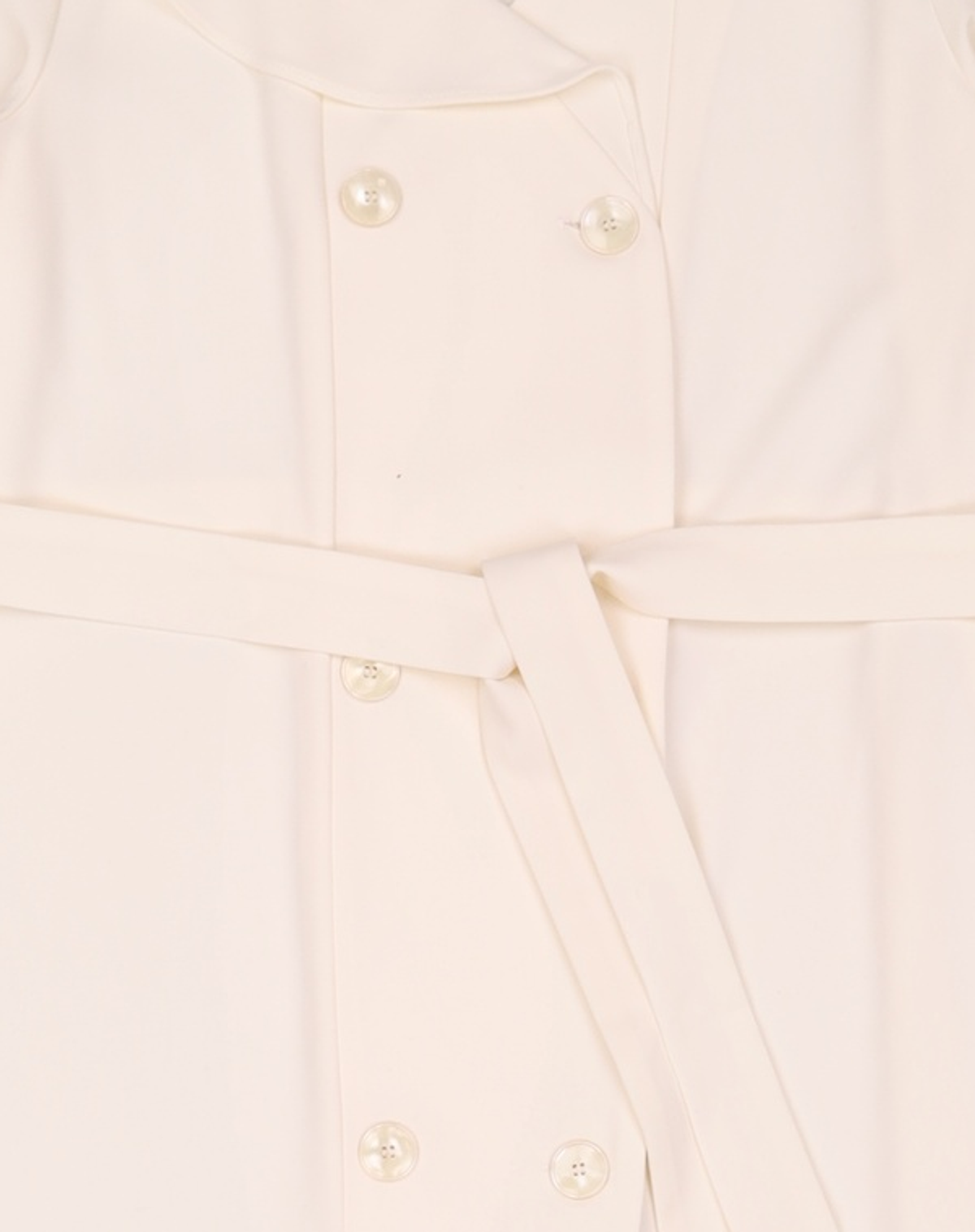 와드로브(WARDROBE) DOUBLE BUTTON FLARE ONE-PIECE_IVORY FREE