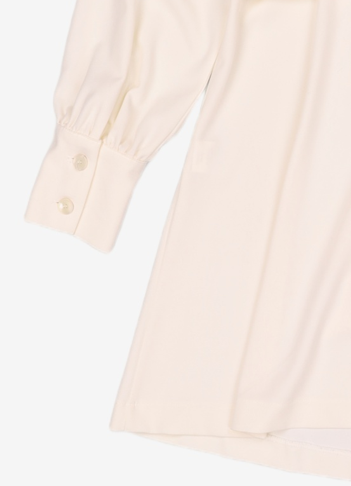와드로브(WARDROBE) DOUBLE BUTTON FLARE ONE-PIECE_IVORY FREE