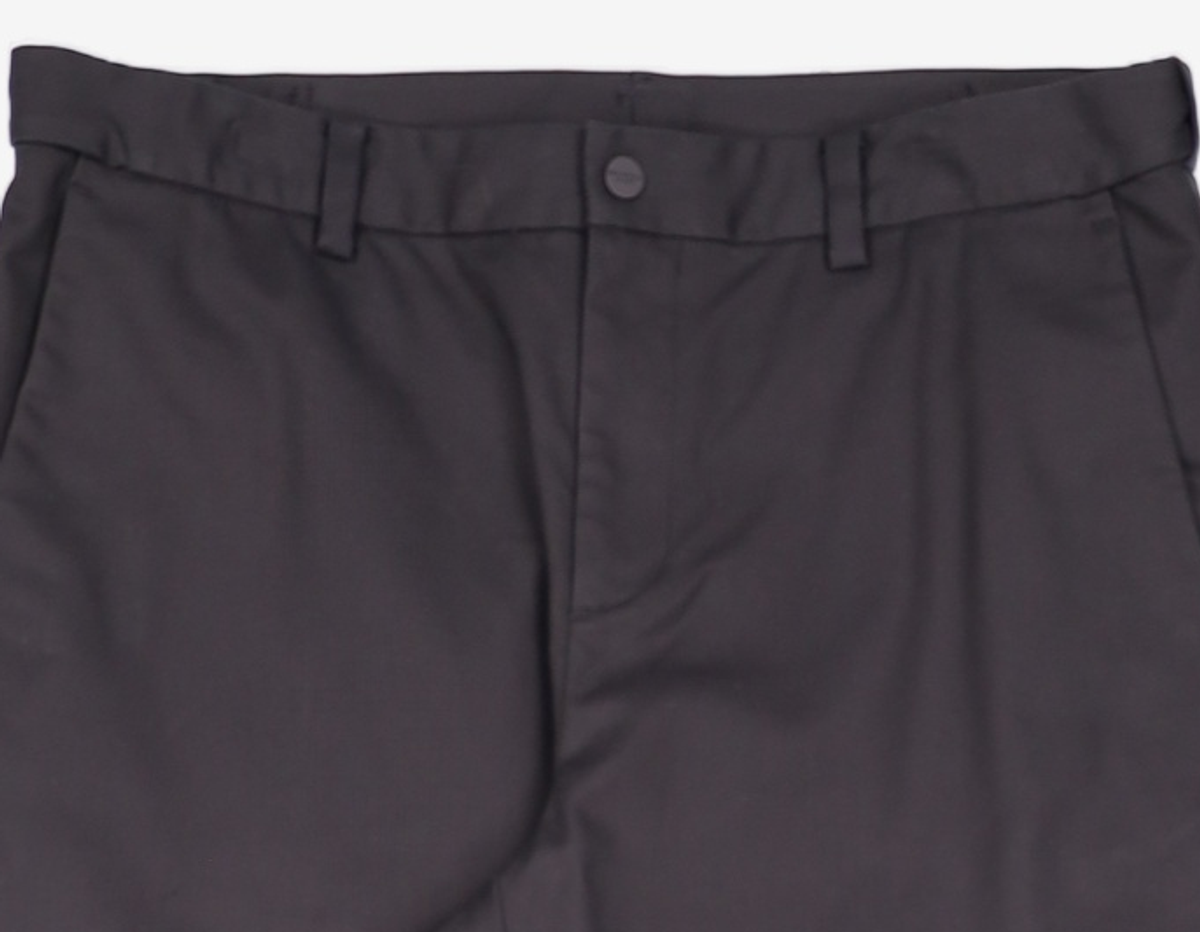 빈폴 스포츠(BEANPOLE SPORT) 블랙 남성 우븐 레귤러 팬츠 BO9921D045 90