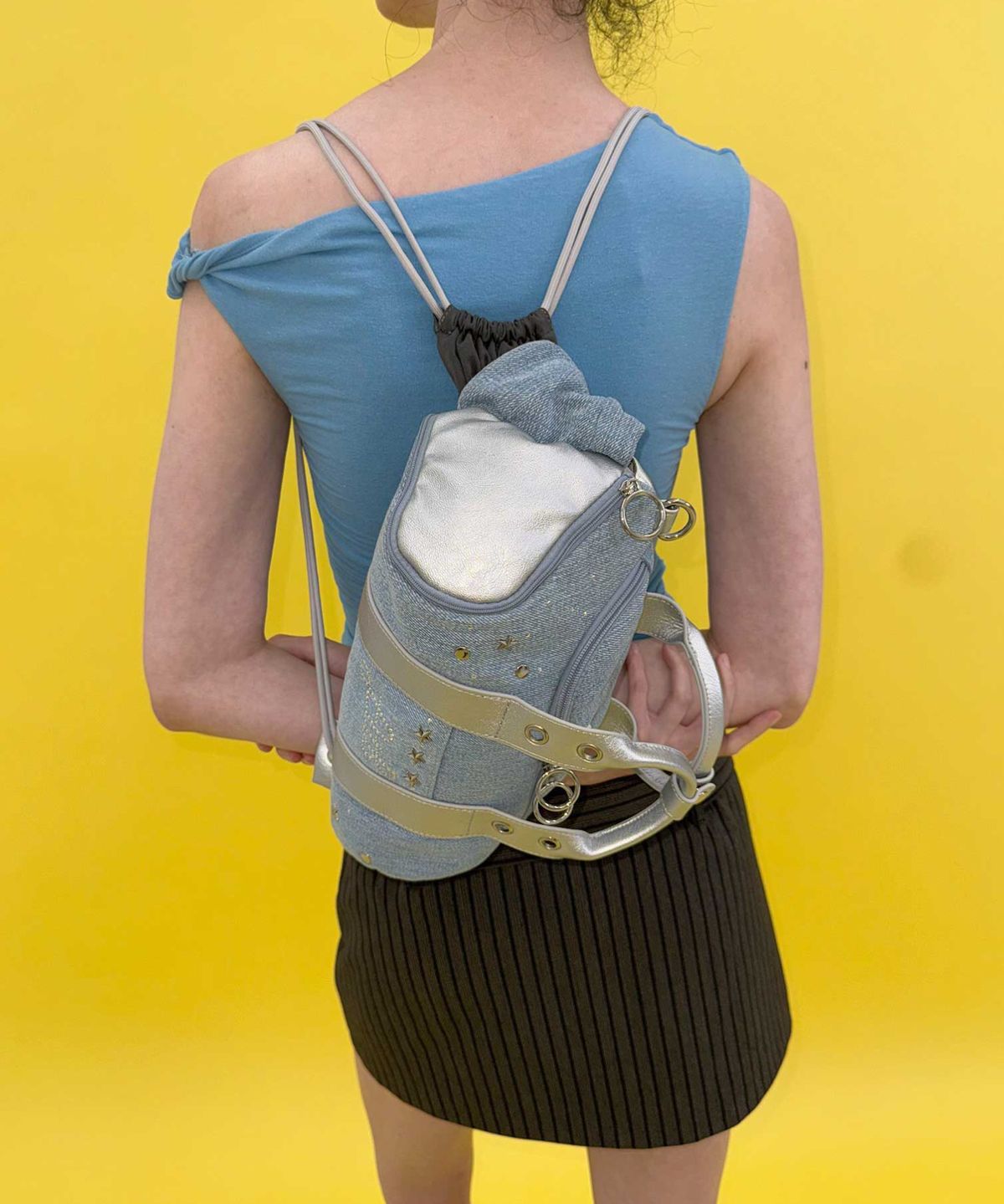 필인더블랭크(FILLINTHEBLANK) Gig 3-way Bag (denim)(blue)
